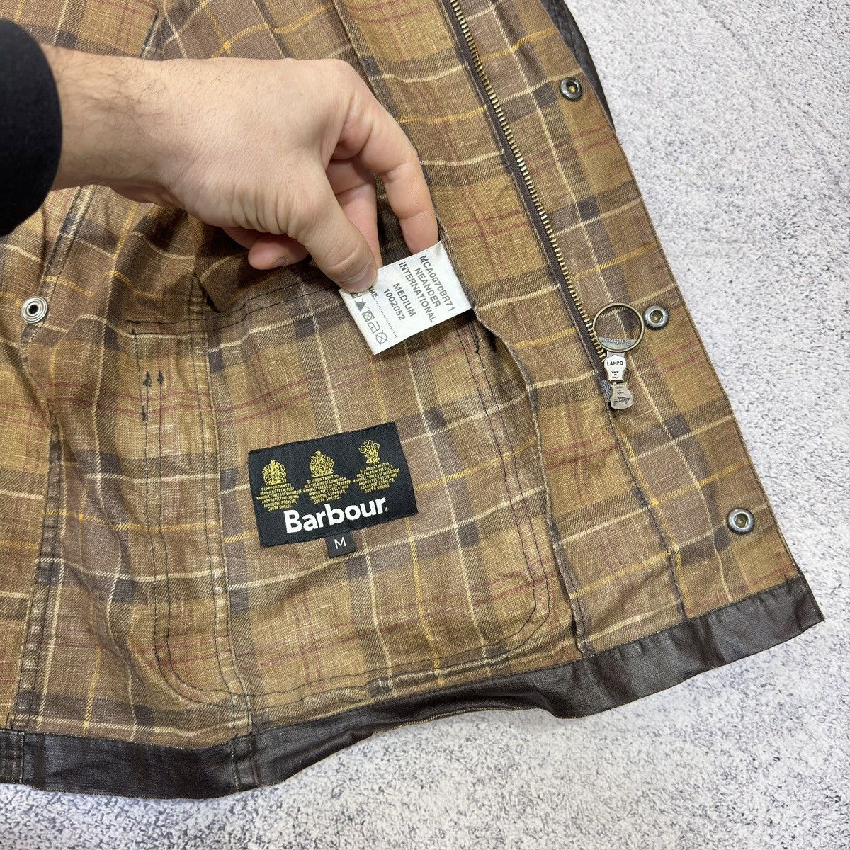 Barbour Barbour International Neander Brown M size Size US M / EU 48-50 / 2 - 14 Thumbnail