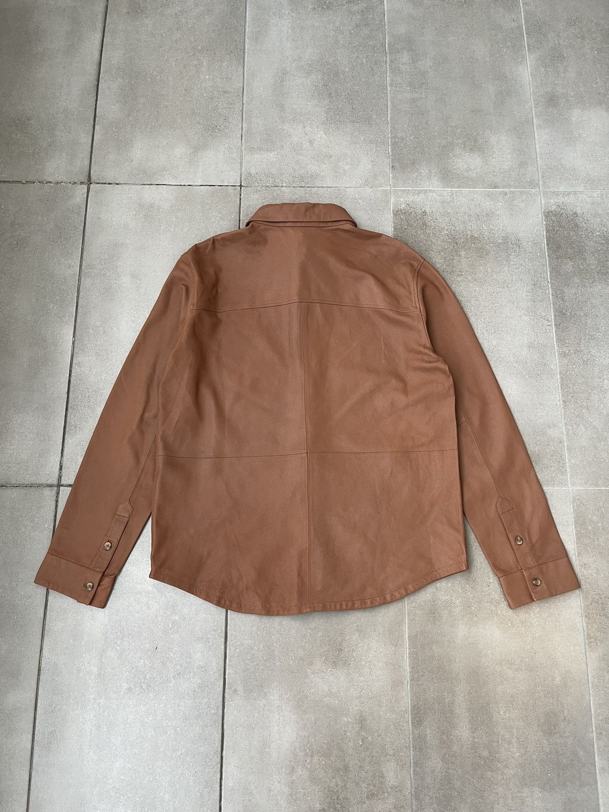 Other !DS! SS23 Studio ID Andrew Brown Leather Shirt Size US M / EU 48-50 / 2 - 14 Thumbnail