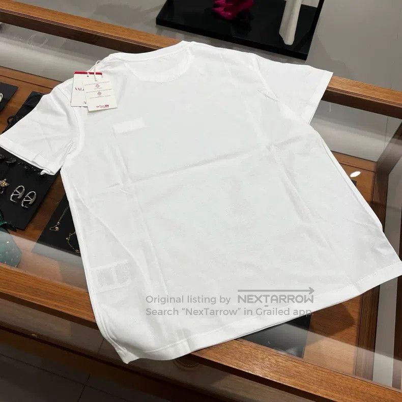 Valentino Valentino White rubber logo base T Size US M / EU 48-50 / 2 - 3 Thumbnail