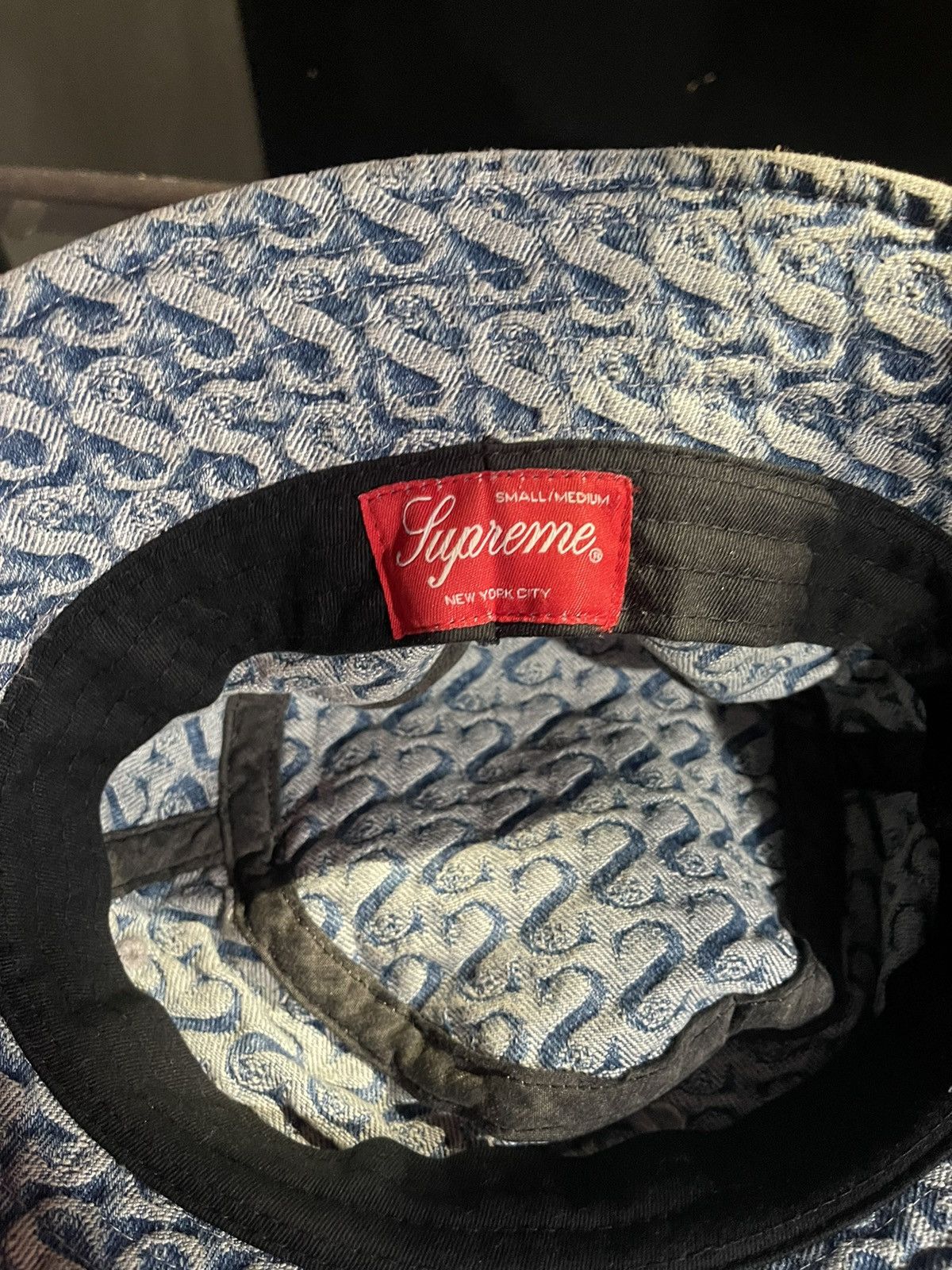 Supreme ⚡️QUICK SALE⚡️ Supreme Monogram Denim Crusher Size ONE SIZE - 2 Thumbnail
