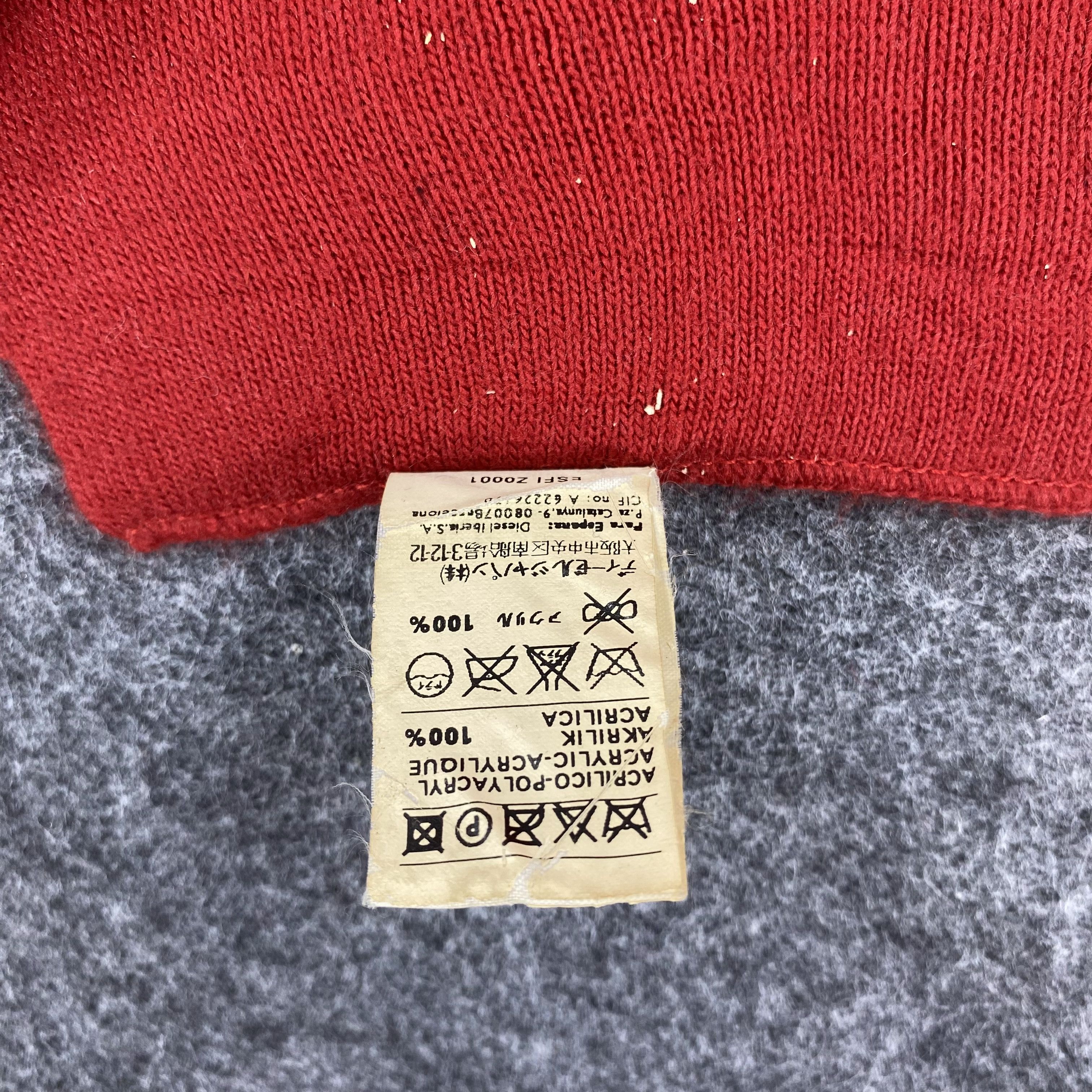 Diesel × Vintage GF10151 Diesel Scarf Neck Wear Muffler Nova Check Size ONE SIZE - 4 Thumbnail