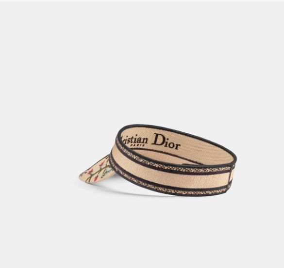 Dior o1w1db10924 Size: OS / Petites Fleurs Visor in Multicolor Size ONE SIZE - 4 Thumbnail