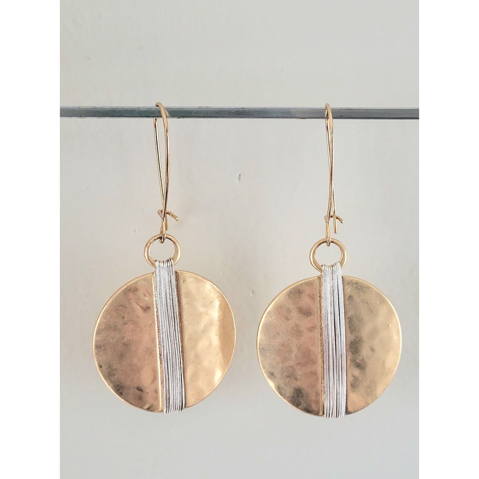 Robert Lee Morris Robert Lee Morris RLM Soho Collection: Hammered Disc Drops Size ONE SIZE - 1 Thumbnail