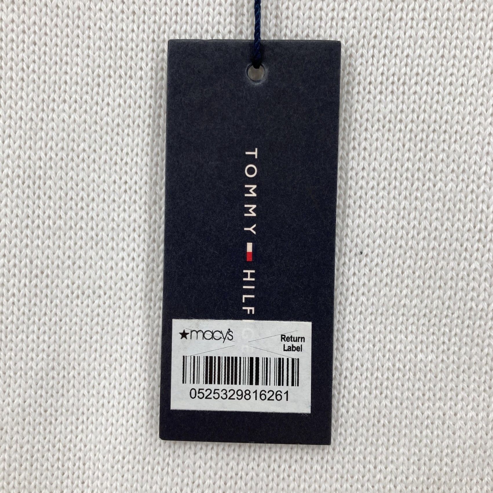 Tommy Hilfiger Tommy Hilfiger Sweater Womens Large White Blue Berkeley Layered Shirt Preppy Size L / US 10 / IT 46 - 6 Thumbnail