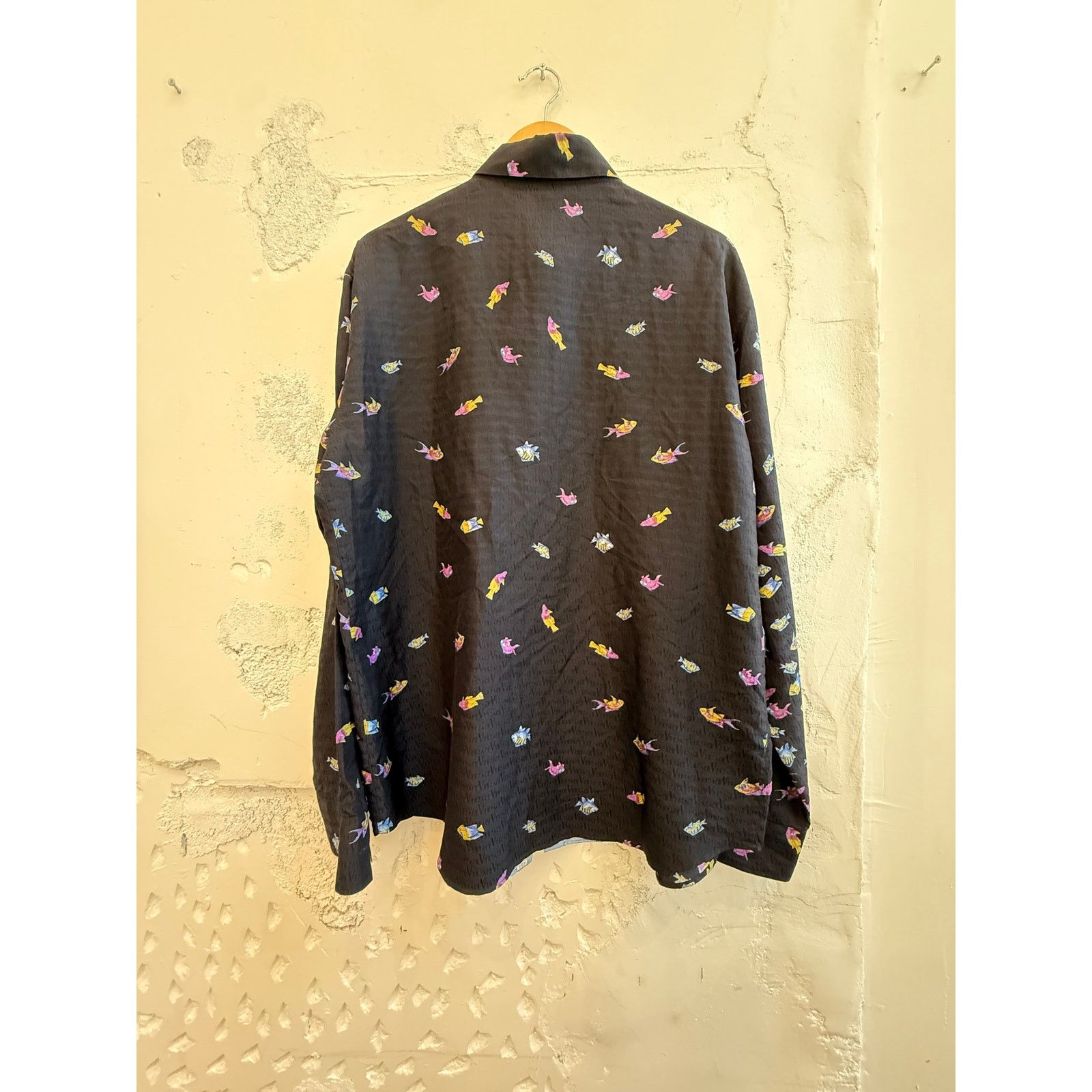 Versace Gianni Versace Vintage Fish Print Button Up Size US XL / EU 56 / 4 - 2 Thumbnail