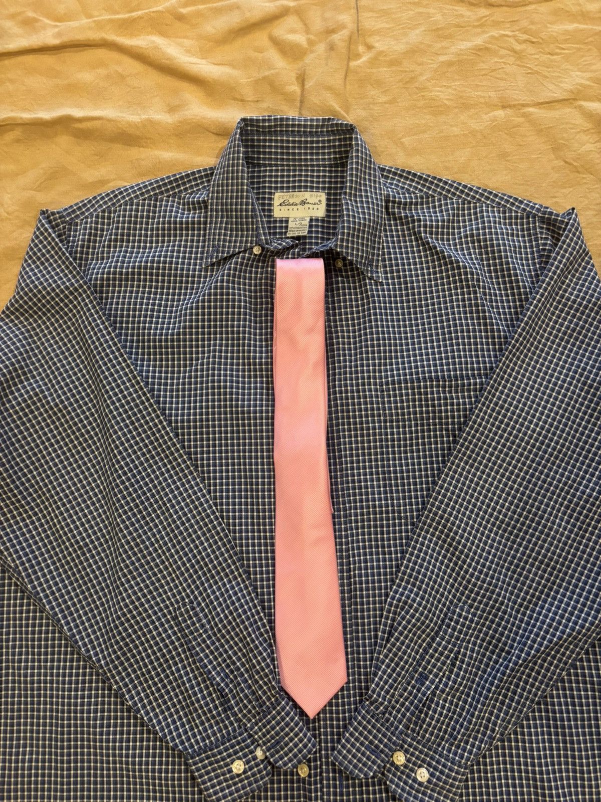 Eddie Bauer Eddie Bauer shirt & tie.ms-28 Size US L / EU 52-54 / 3 - 2 Thumbnail