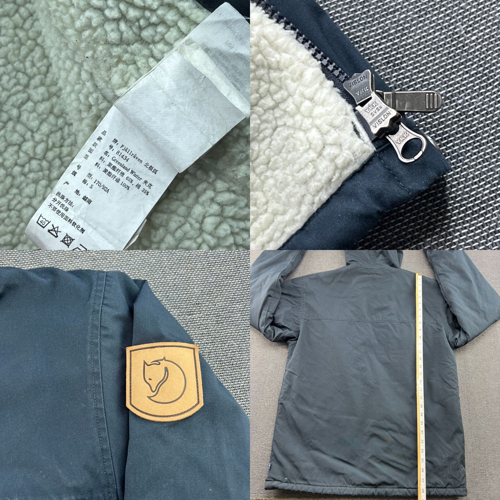 Vintage Fjällräven Greenland Winter Jacket G-1000 Mens Small Hooded Full Zip Blue Jacket Size US S / EU 44-46 / 1 - 8 Thumbnail