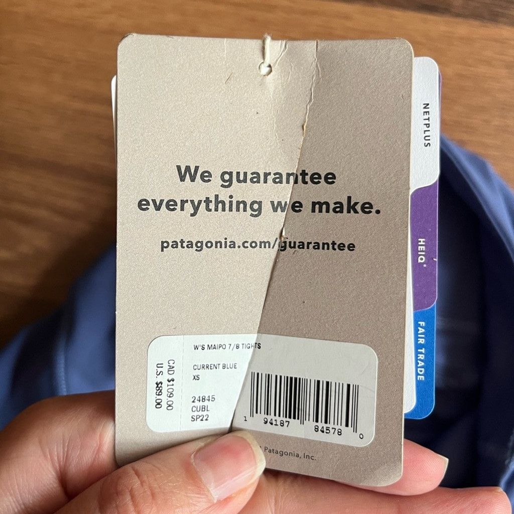 Patagonia 🆕 NWT Patagonia Women's Maipo 7/8 Tights Size 24" / US 00 / IT 34 - 4 Thumbnail