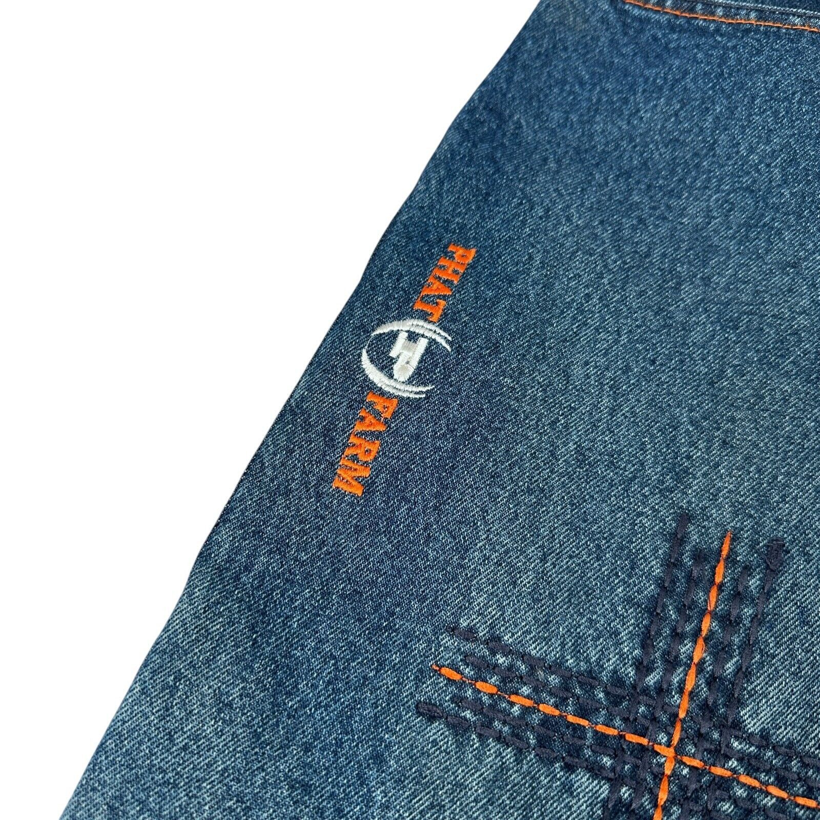Phat Farm Vintage Phat Farm Baggy Jeans Mens 32 Blue Loose Skater Y2K Size US 32 / EU 48 - 4 Thumbnail