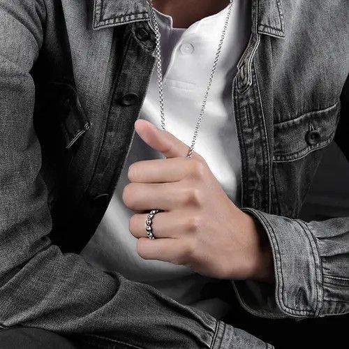Jewelry Punk skull ring Size ONE SIZE - 4 Thumbnail