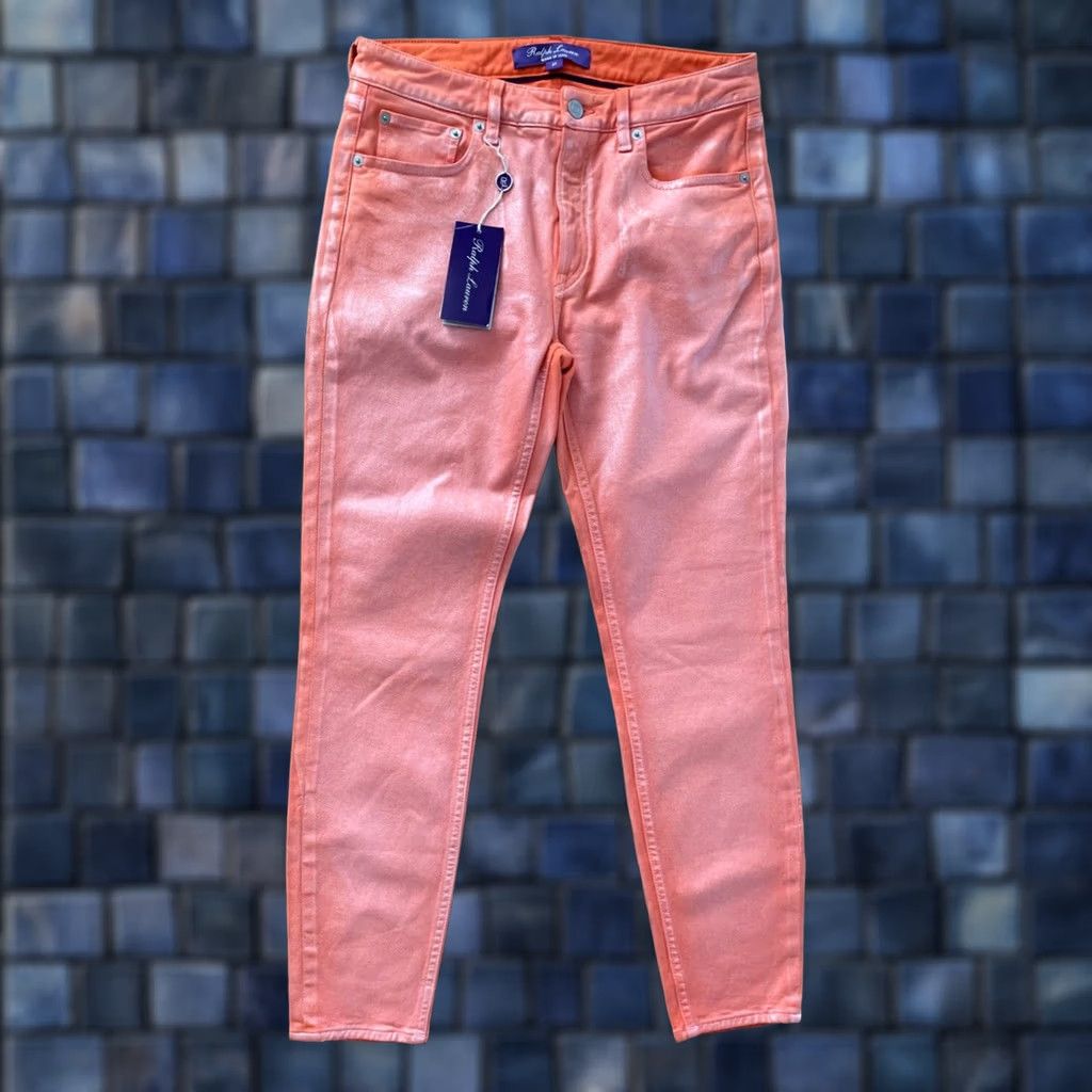 Ralph Lauren Ralph Lauren Purple Wax Skinny Jeans Women 27 - 29X28 Measurements Size 27" / US 4 / IT 40 - 1 Thumbnail