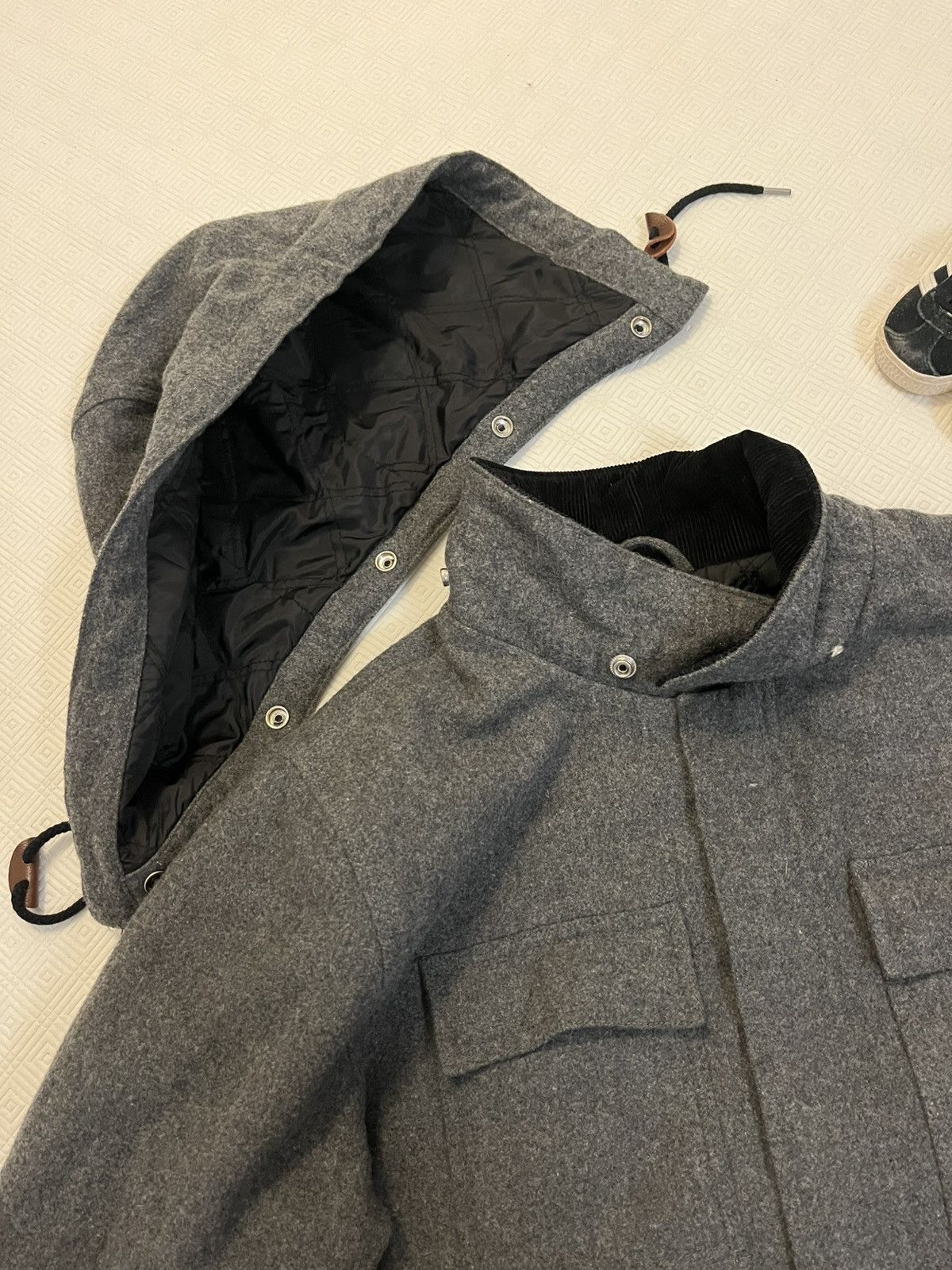 Carhartt Carhartt WIP Arctic Coat Wool – Grey (Size L) Size US L / EU 52-54 / 3 - 4 Thumbnail
