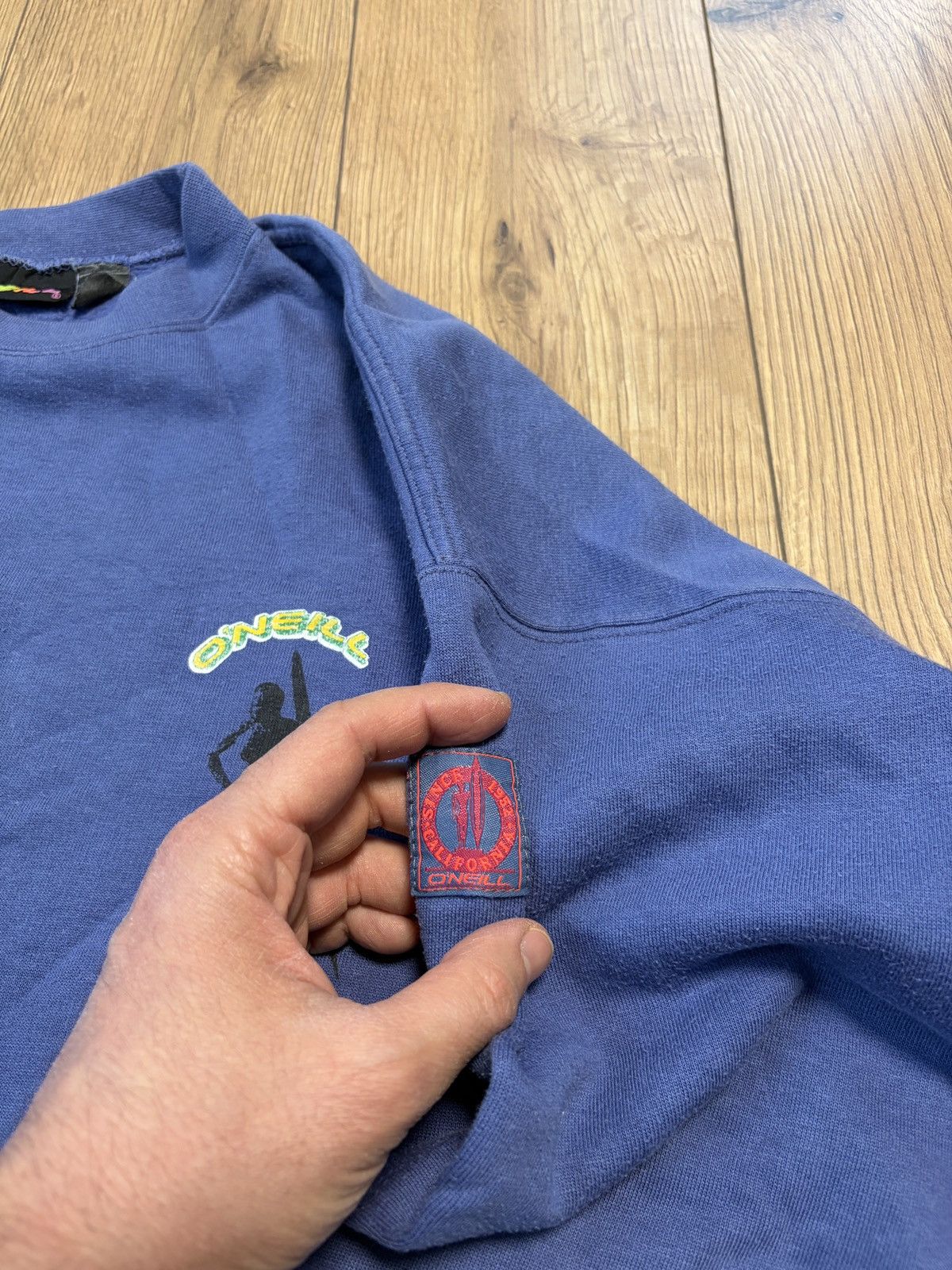 O'Neill O'NEILL Vintage Blue Santa Cruz Sweatshirt Size US M / EU 48-50 / 2 - 8 Thumbnail