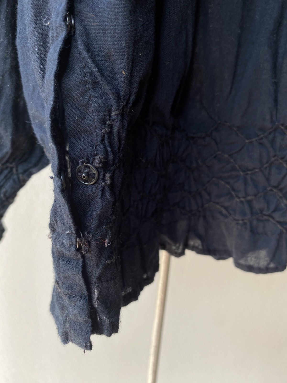 Max Mara MaxMara Black Embroidered Floral Blouse Size S / US 4 / IT 40 - 5 Thumbnail