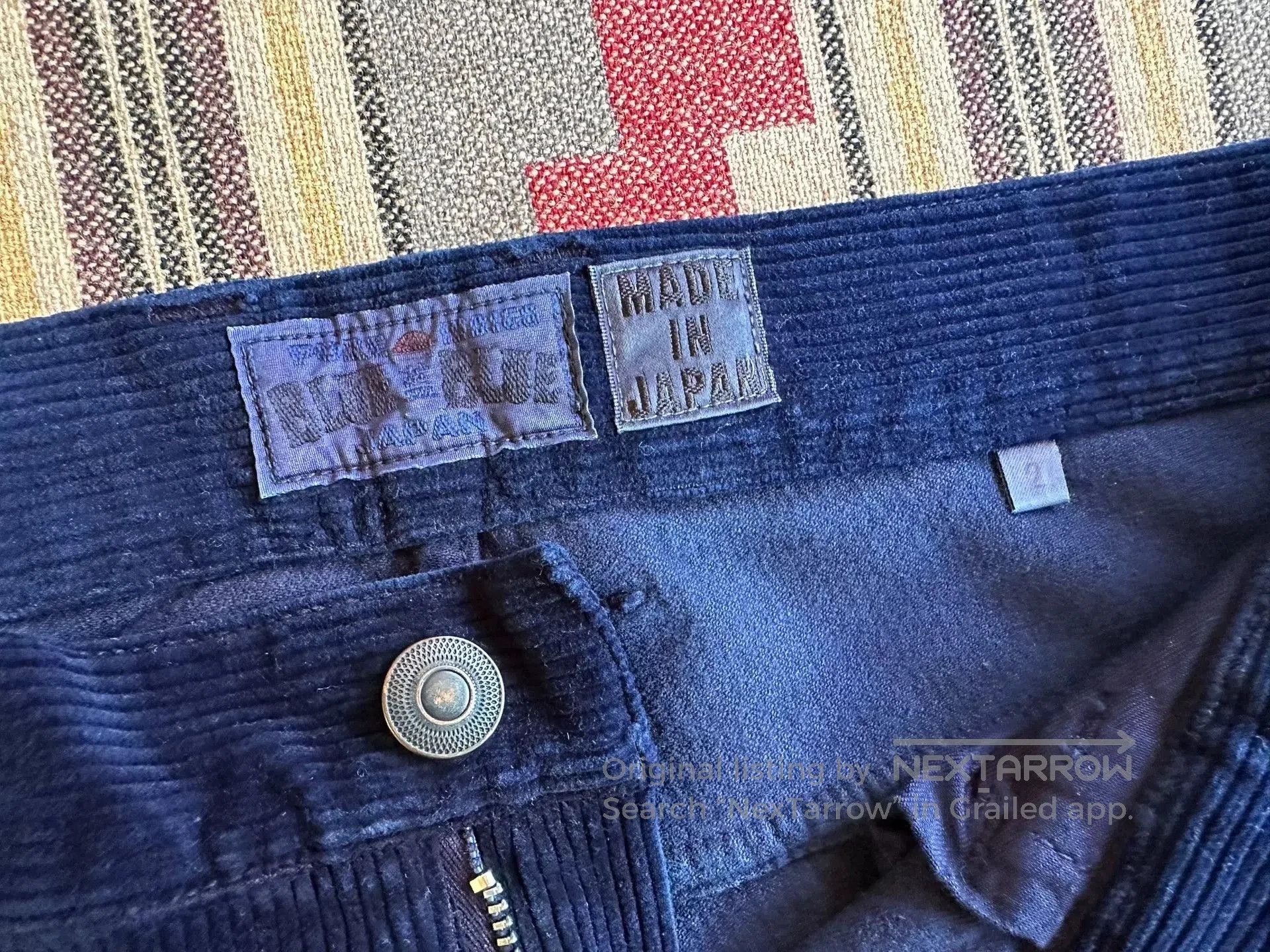 Blue Blue Japan blue blue japan indigo corduroy pants. Size US 30 / EU 46 - 4 Thumbnail