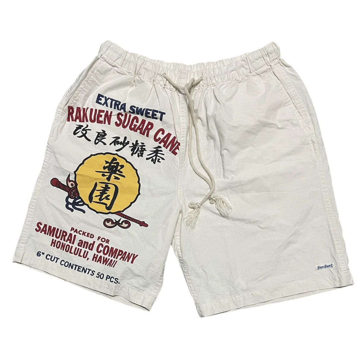 Japanese Brand Sun Surf Rakuen Sugar Cane Samurai & Co Hawaii Japan Short Size US 36 / EU 52 - 2 Thumbnail