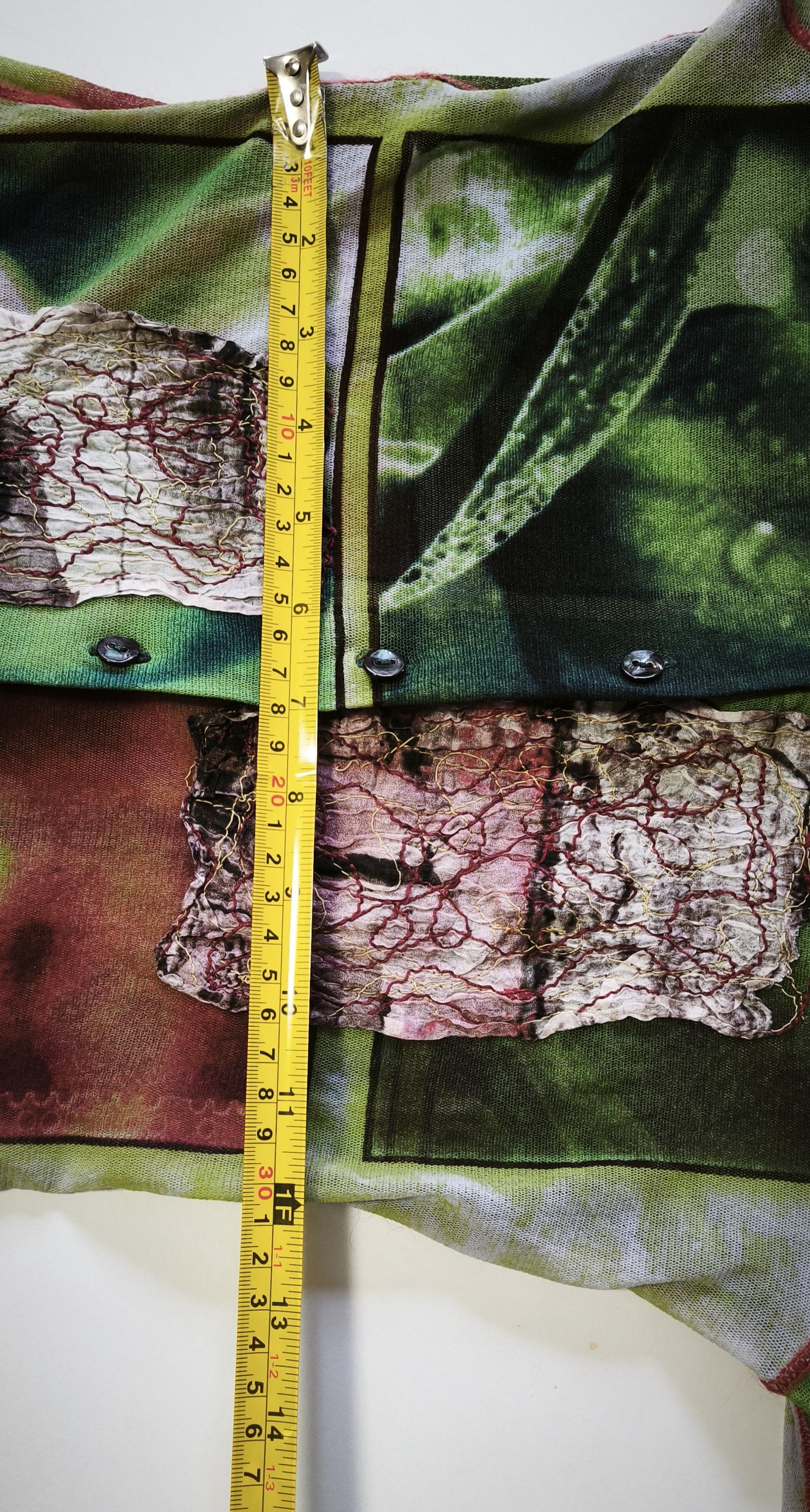 Jean Paul Gaultier Sping 2002 - Plants Photos print mesh top Size S / US 4 / IT 40 - 8 Thumbnail