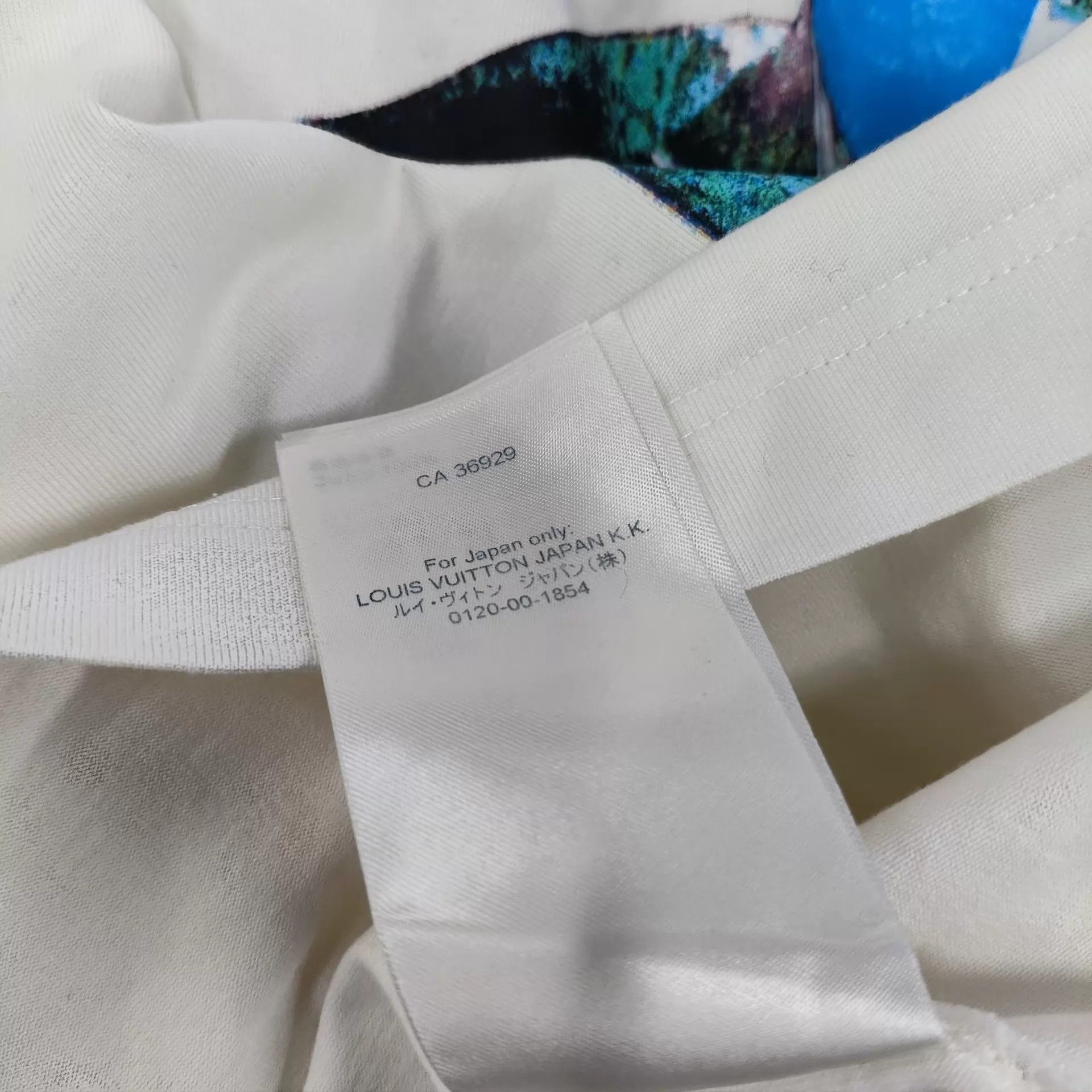 Louis Vuitton LV Cotton Head Short Sleeve T-shirt White L Size US L / EU 52-54 / 3 - 7 Thumbnail