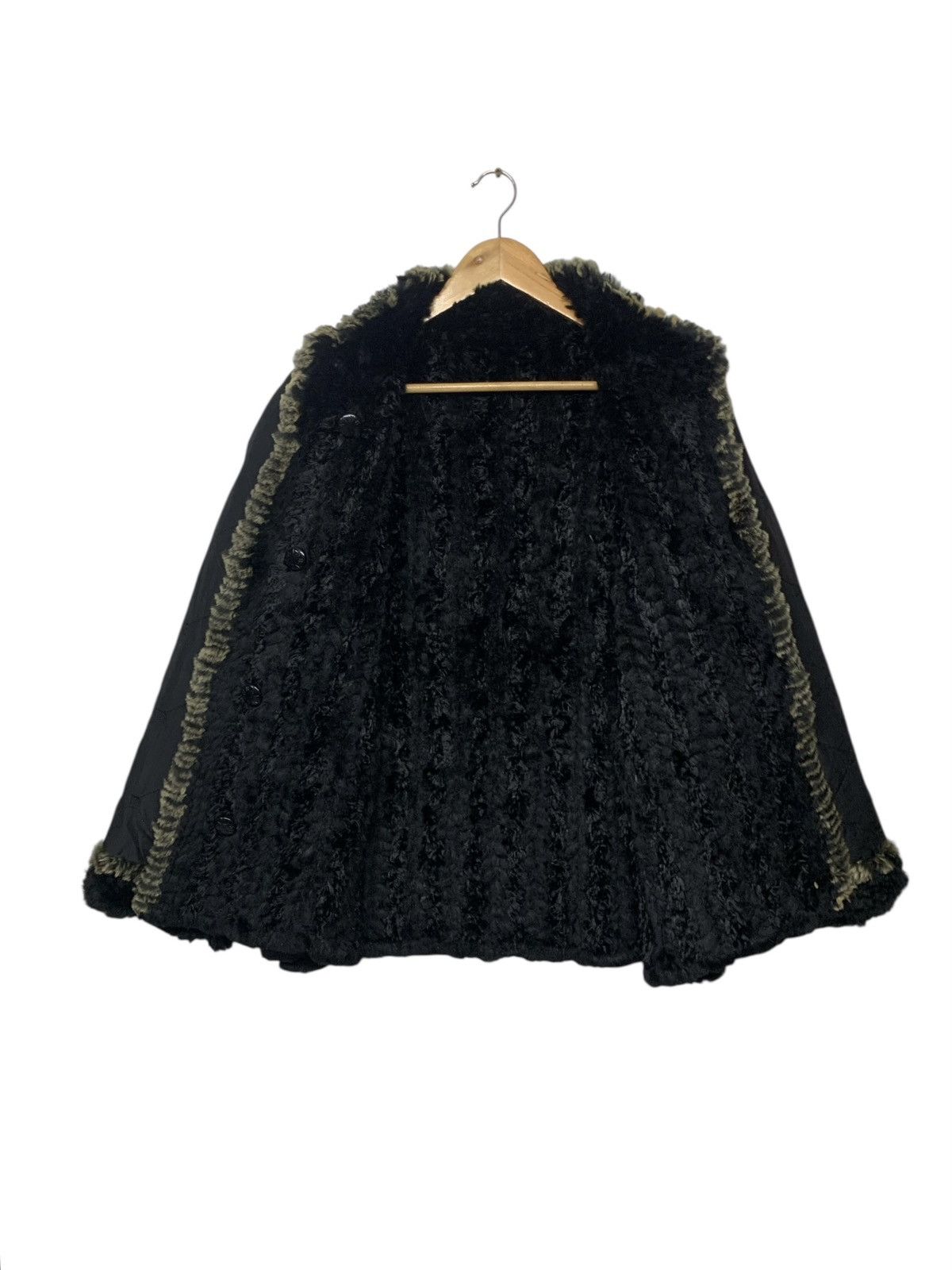 Balmain Vintage 90's Balmain Paris Riversible Faux Fur Jacket Size US L / EU 52-54 / 3 - 5 Thumbnail