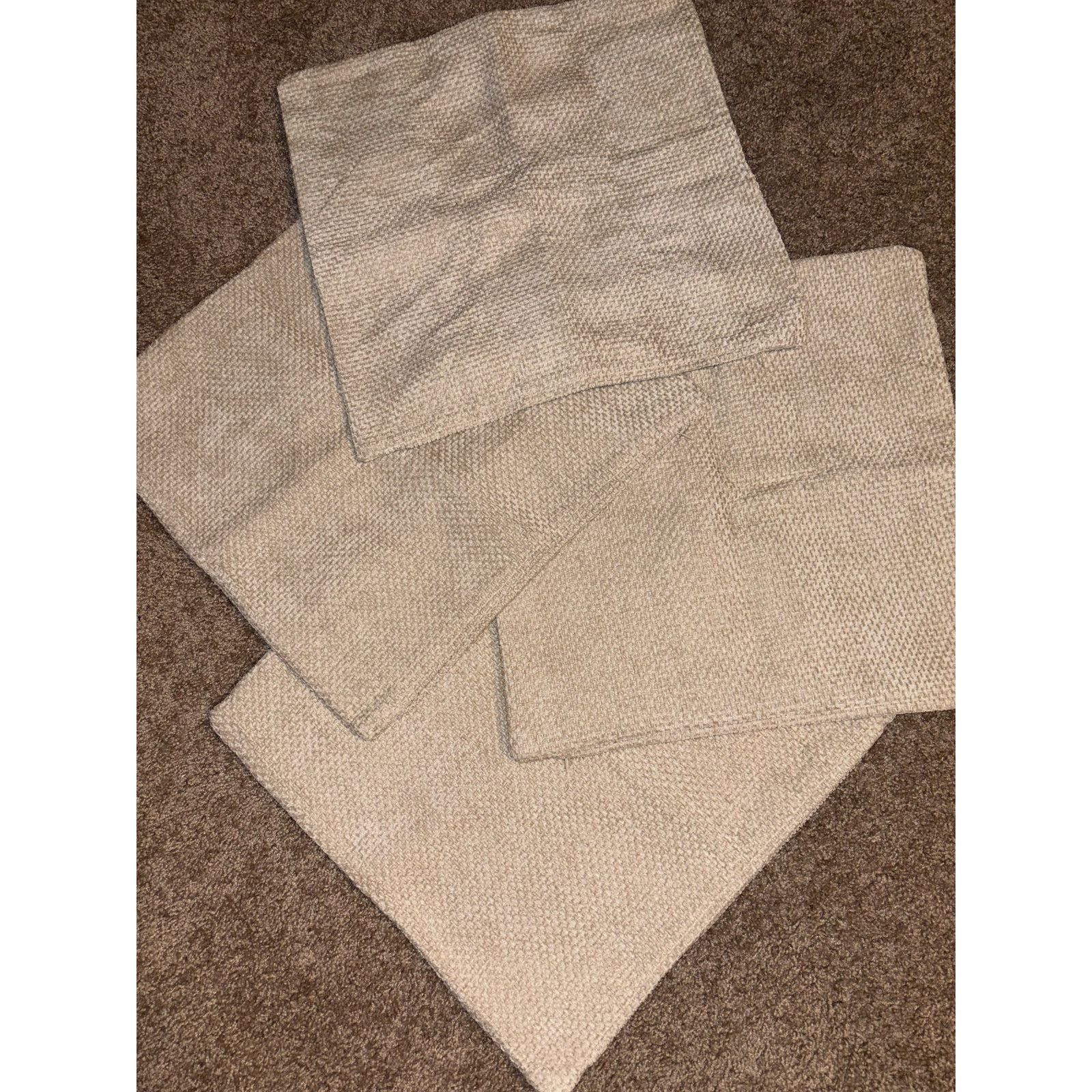 The Unbranded Brand 4 Piece Textured Decorative Pillow Covers 18" x 17" Size ONE SIZE - 3 Thumbnail