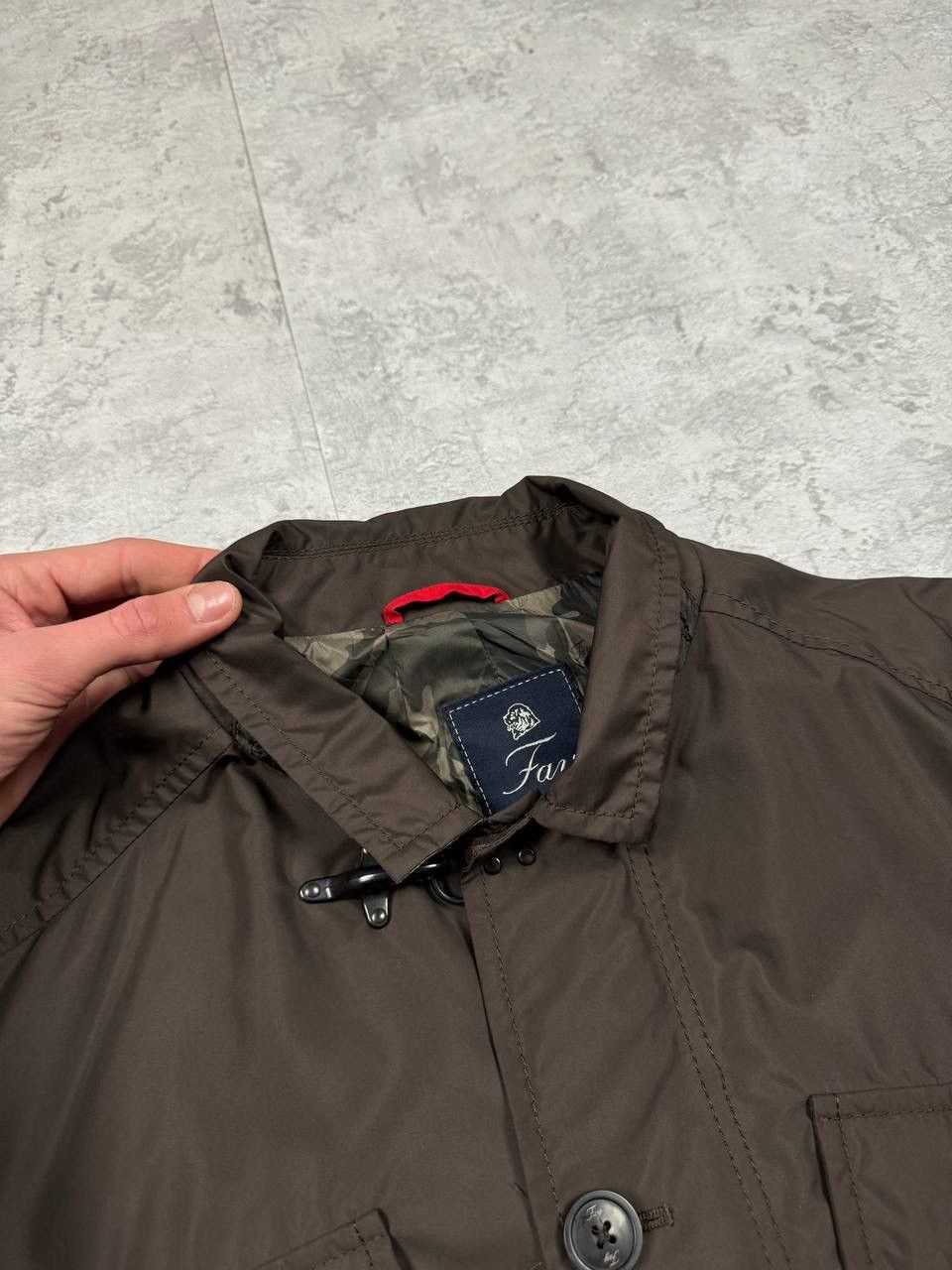 Fay Fay Brown Quilted Light Jacket Size XL Size US XL / EU 56 / 4 - 10 Thumbnail