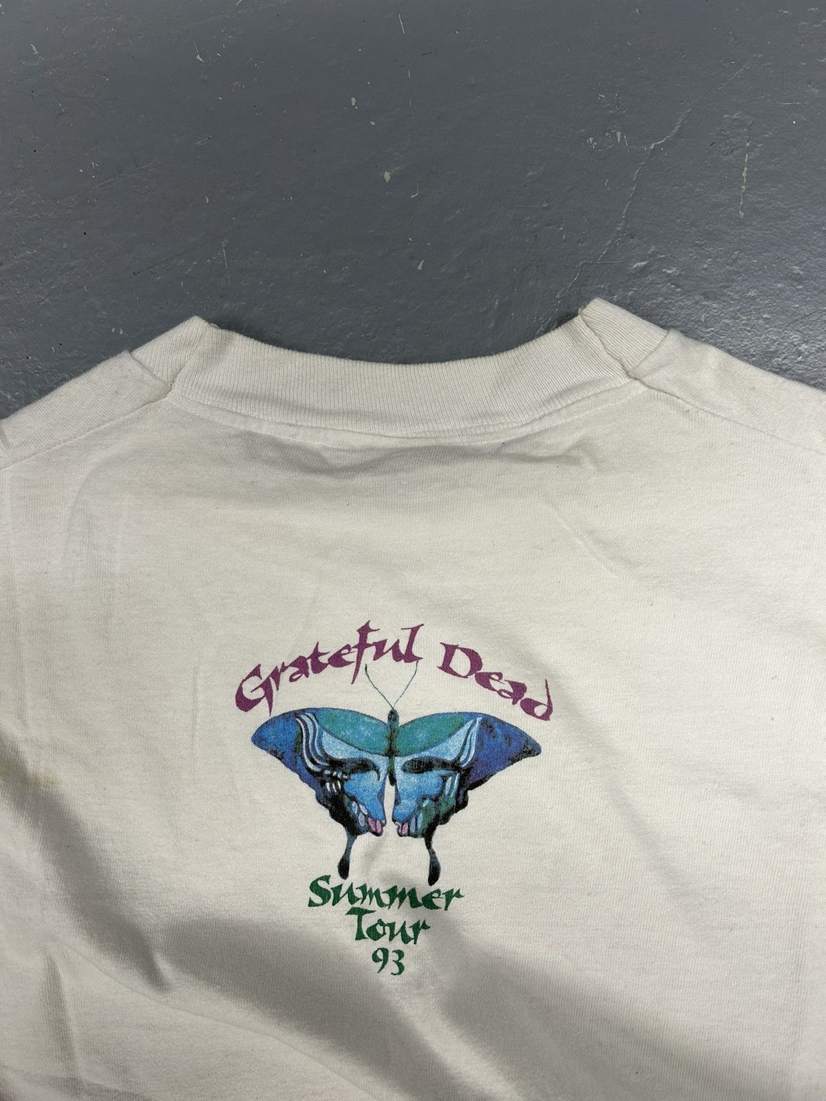 Band Tees × Grateful Dead × Vintage Crazy Vintage 1993 Grateful Dead Summer Tour Graphic T-Shirt Size US XL / EU 56 / 4 - 2 Thumbnail