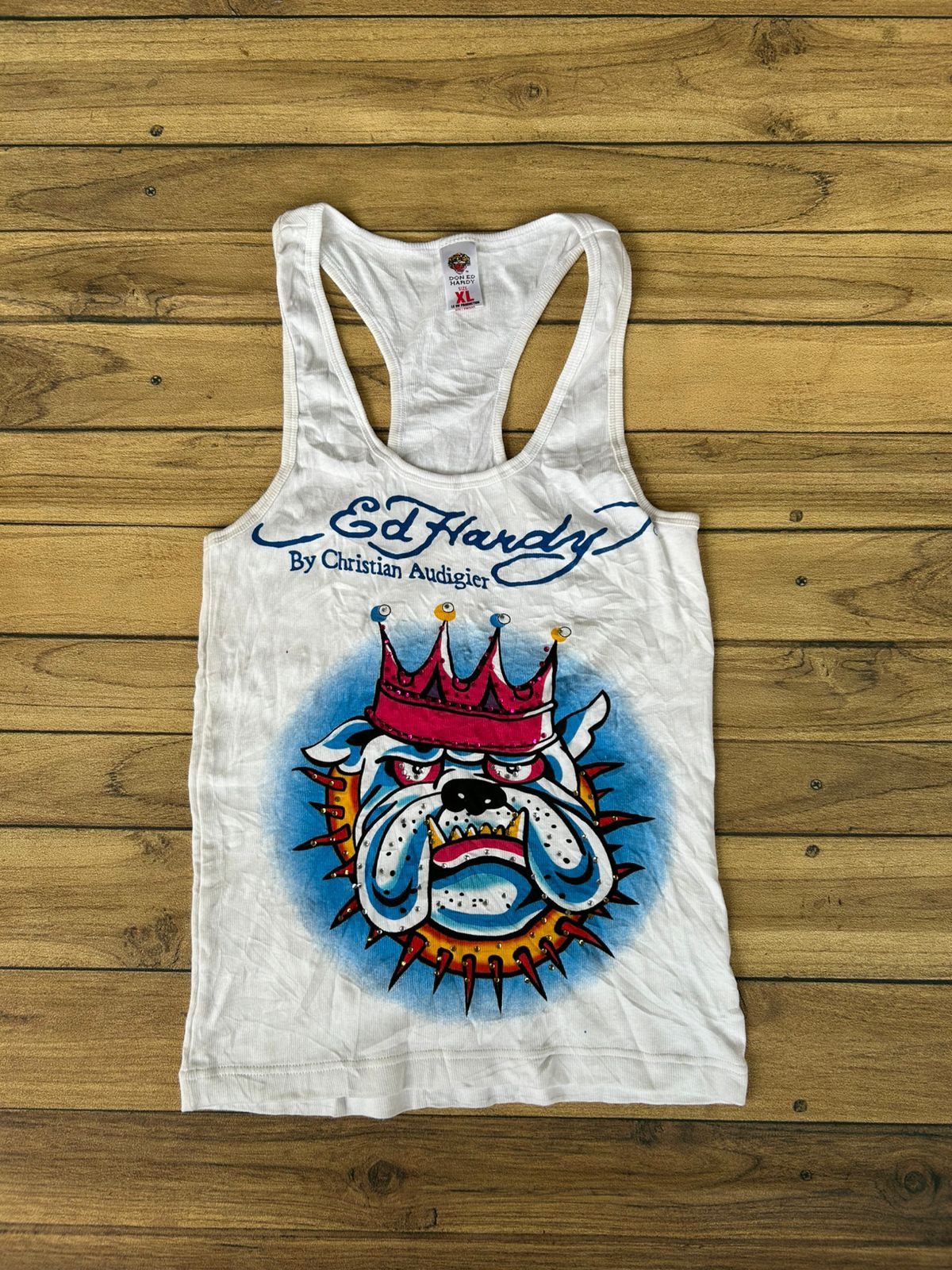 Ed Hardy Ed Hardy King bulldog blink blink tanktop Size XL / US 12-14 / IT 48-50 - 1 Thumbnail