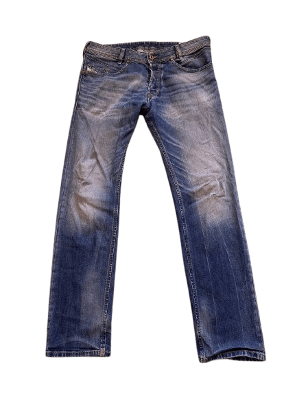 Diesel Diesel Lakop Regular Slim-Tapered Denim Jeans Size 32 Size US 32 / EU 48 - 1 Thumbnail