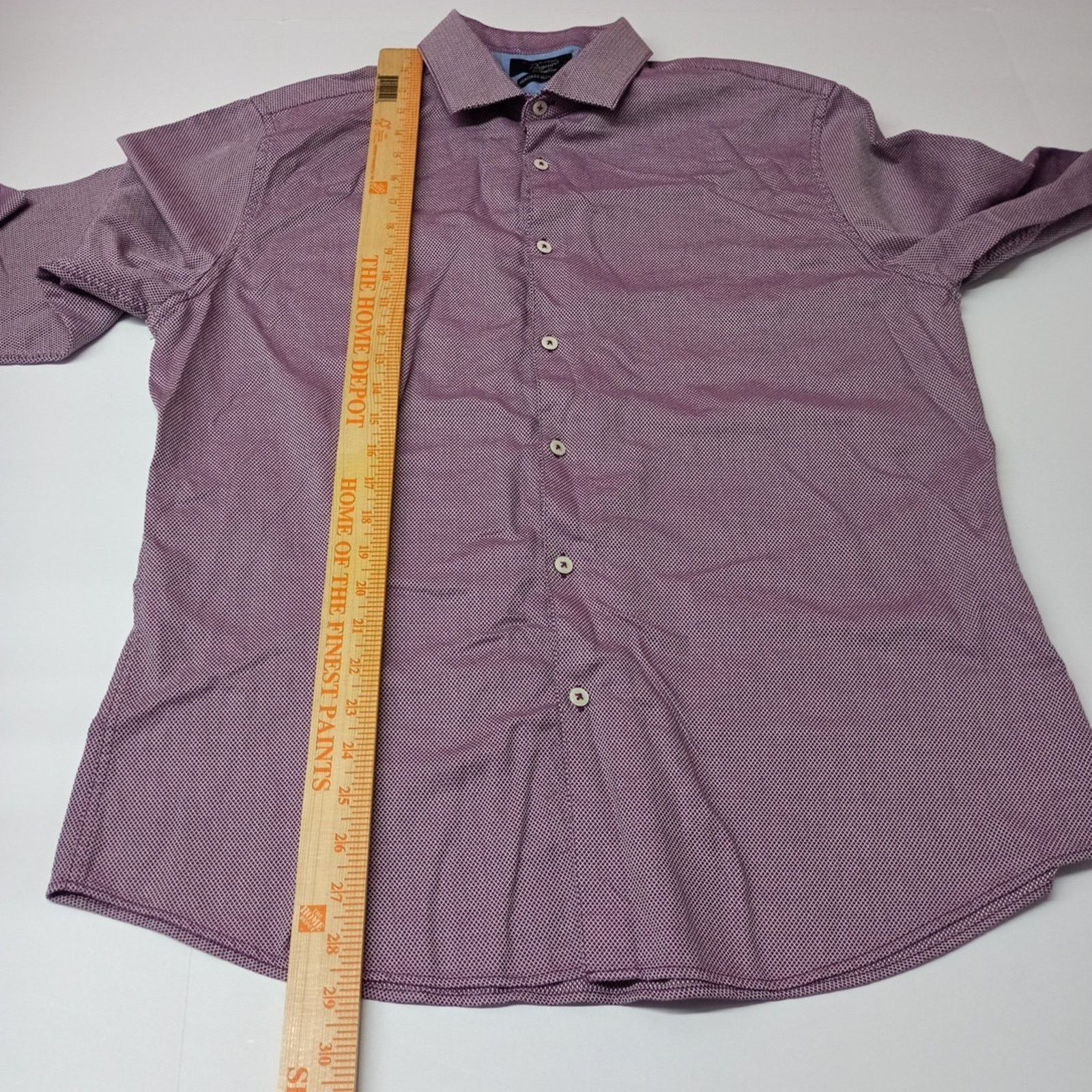 Original Penguin Penguin Munsingwear Shirt Size 16 1/2 34/35 Slim Fit Purple Size US S / EU 44-46 / 1 - 6 Thumbnail