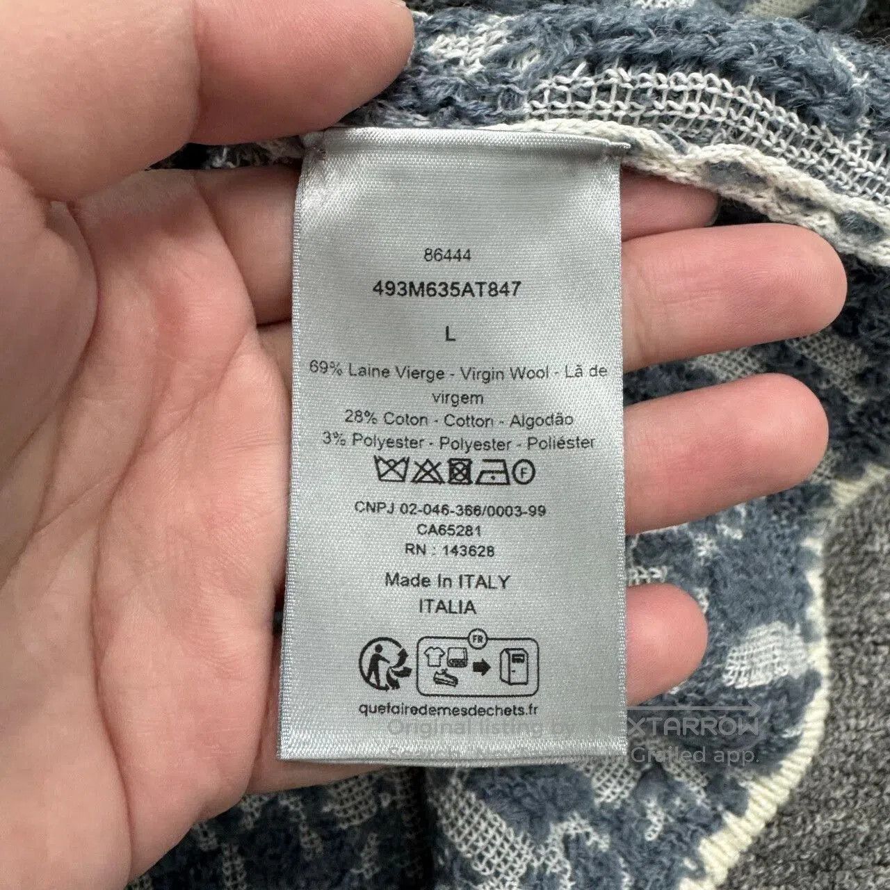 Dior Dior Full Print Sweater, Brand New L Size. Size US L / EU 52-54 / 3 - 4 Thumbnail