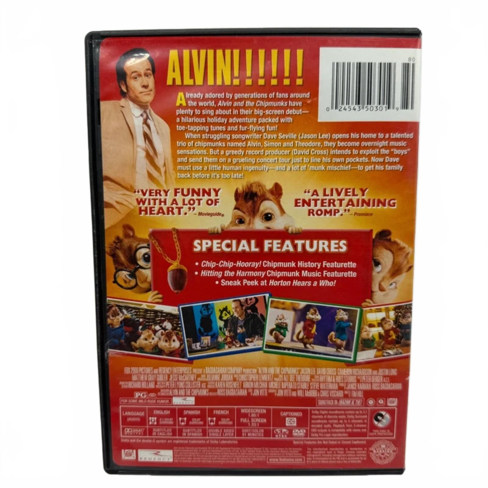Other Alvin and the Chipmunks (2007) - DVD Movie - Family Comedy Size ONE SIZE - 2 Thumbnail