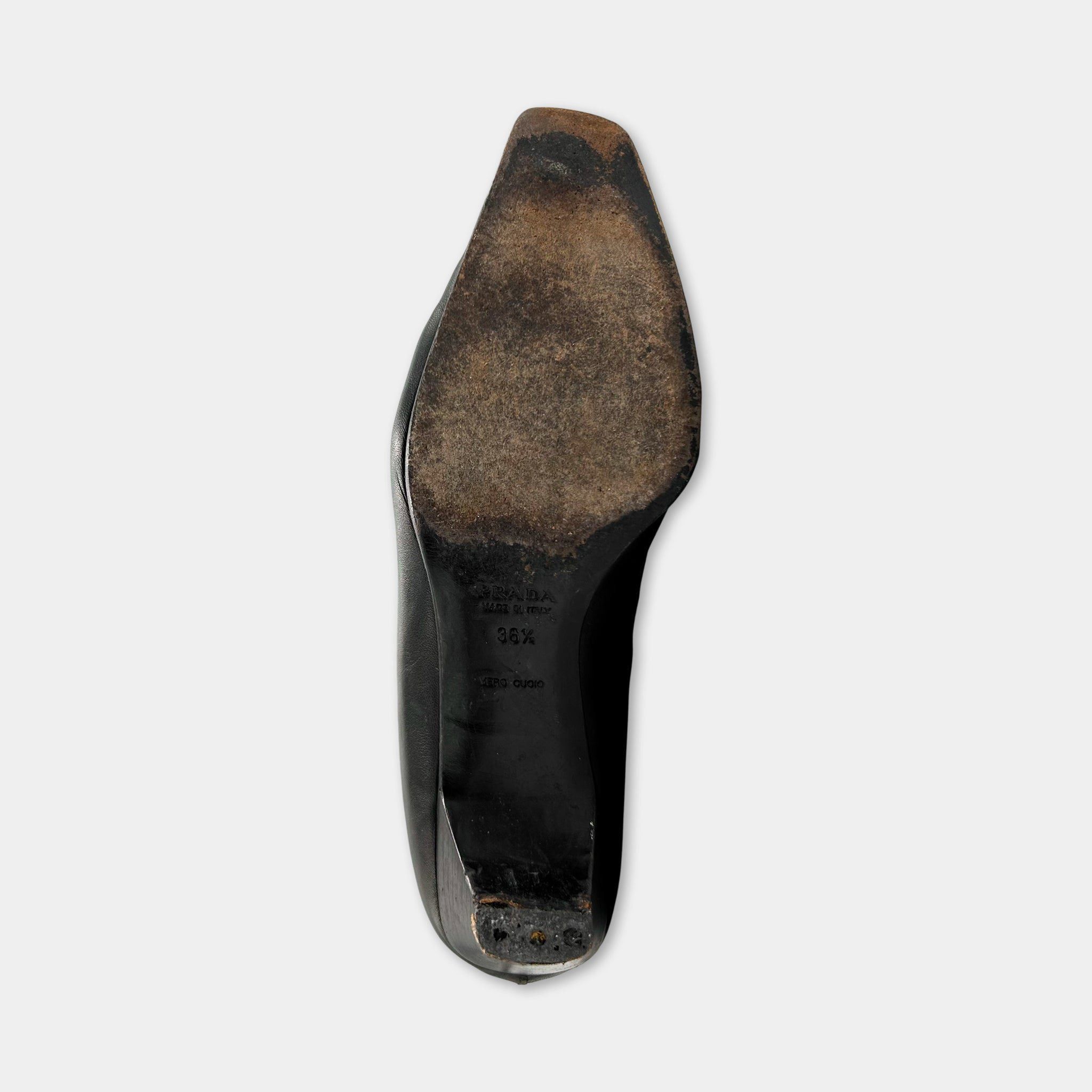 Prada Prada Strap Heel Black Boots Size US 6.5 / IT 36.5 - 9 Thumbnail