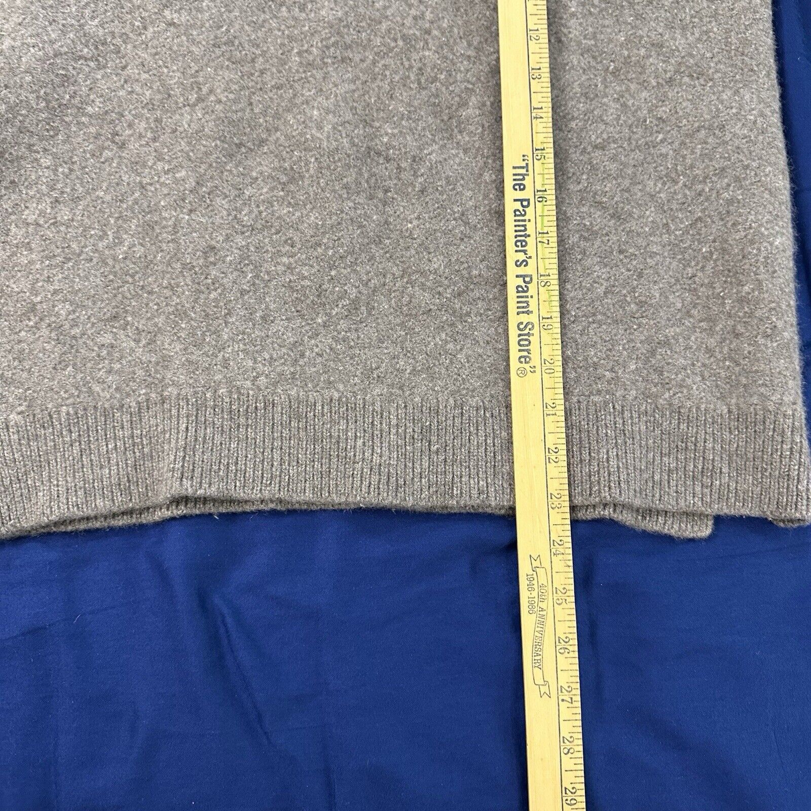 Casey Casey Casey Casey Mock Neck Sweater M Cashmere Hand Made Gray Wool Size M / US 6-8 / IT 42-44 - 3 Thumbnail