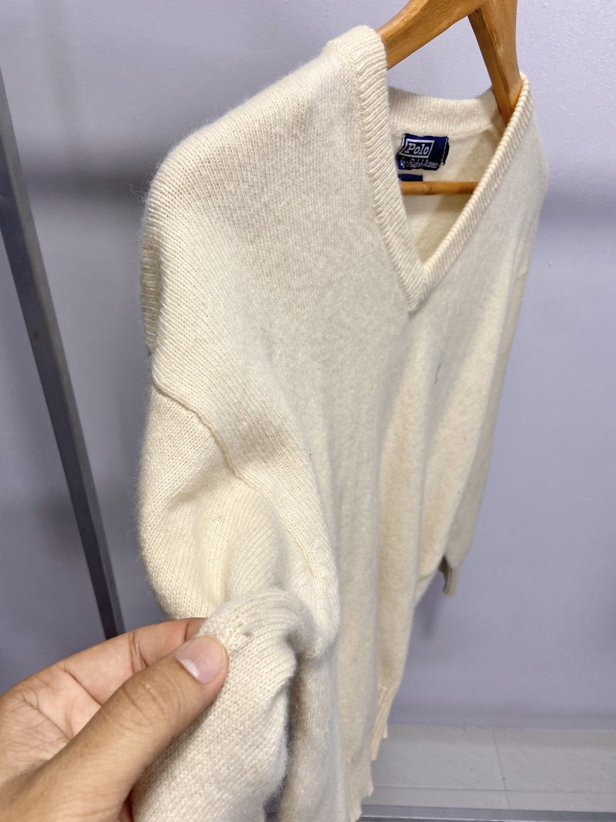 Homespun Knitwear × Polo Ralph Lauren × Vintage Vintage Polo Ralph Lauren Lambs Wool sweater Size US M / EU 48-50 / 2 - 6 Thumbnail