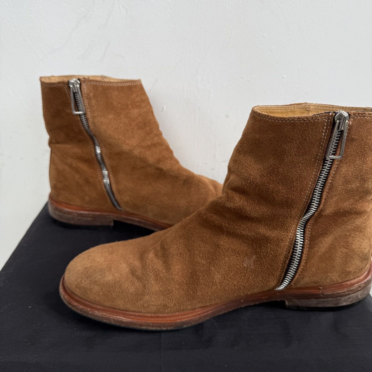 Paul Smith Paul Smith Alan Suede Chelsea Zip Up Boots Size US 10 / EU 43 - 6 Thumbnail