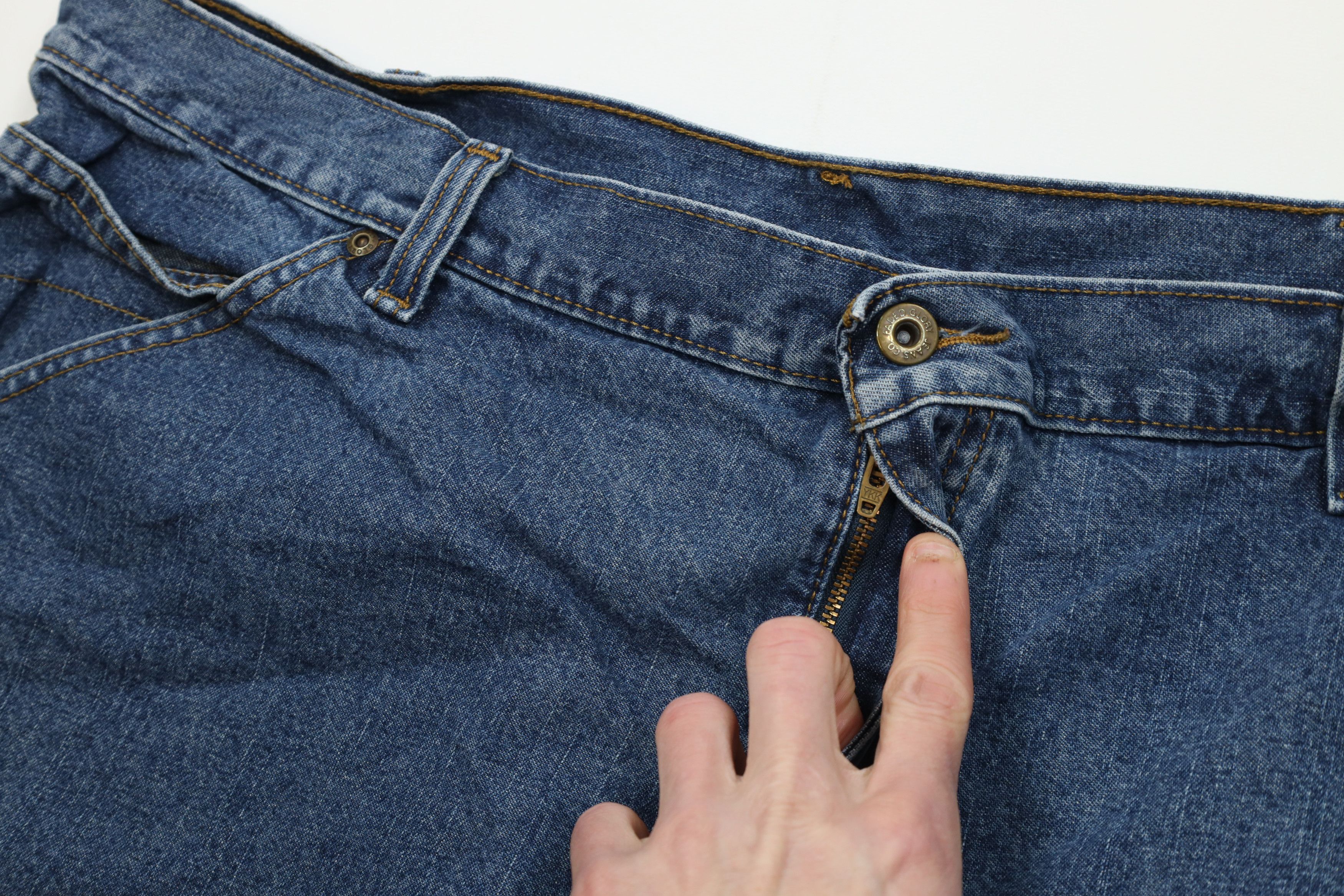 Vintage Vintage 90s Y2K Streetwear Relaxed Denim Jean Shorts Jorts Size US 44 / EU 60 - 5 Thumbnail