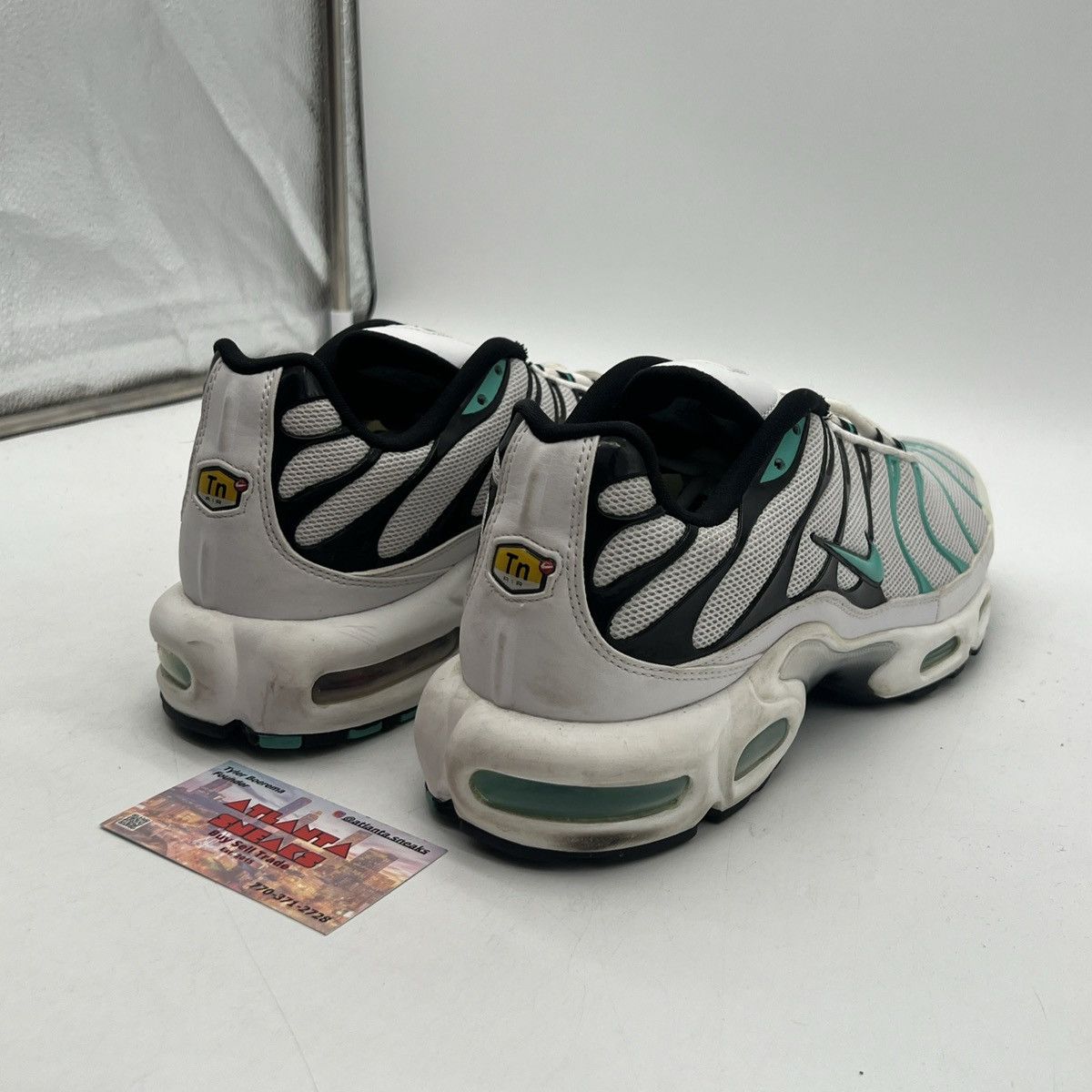 Nike Air max plus white hyper Jade Size US 12 / EU 45 - 5 Thumbnail
