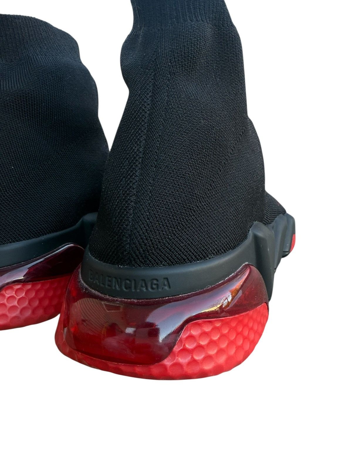 Balenciaga Balenciaga black and red sock runners Size US 13 / EU 46 - 5 Thumbnail