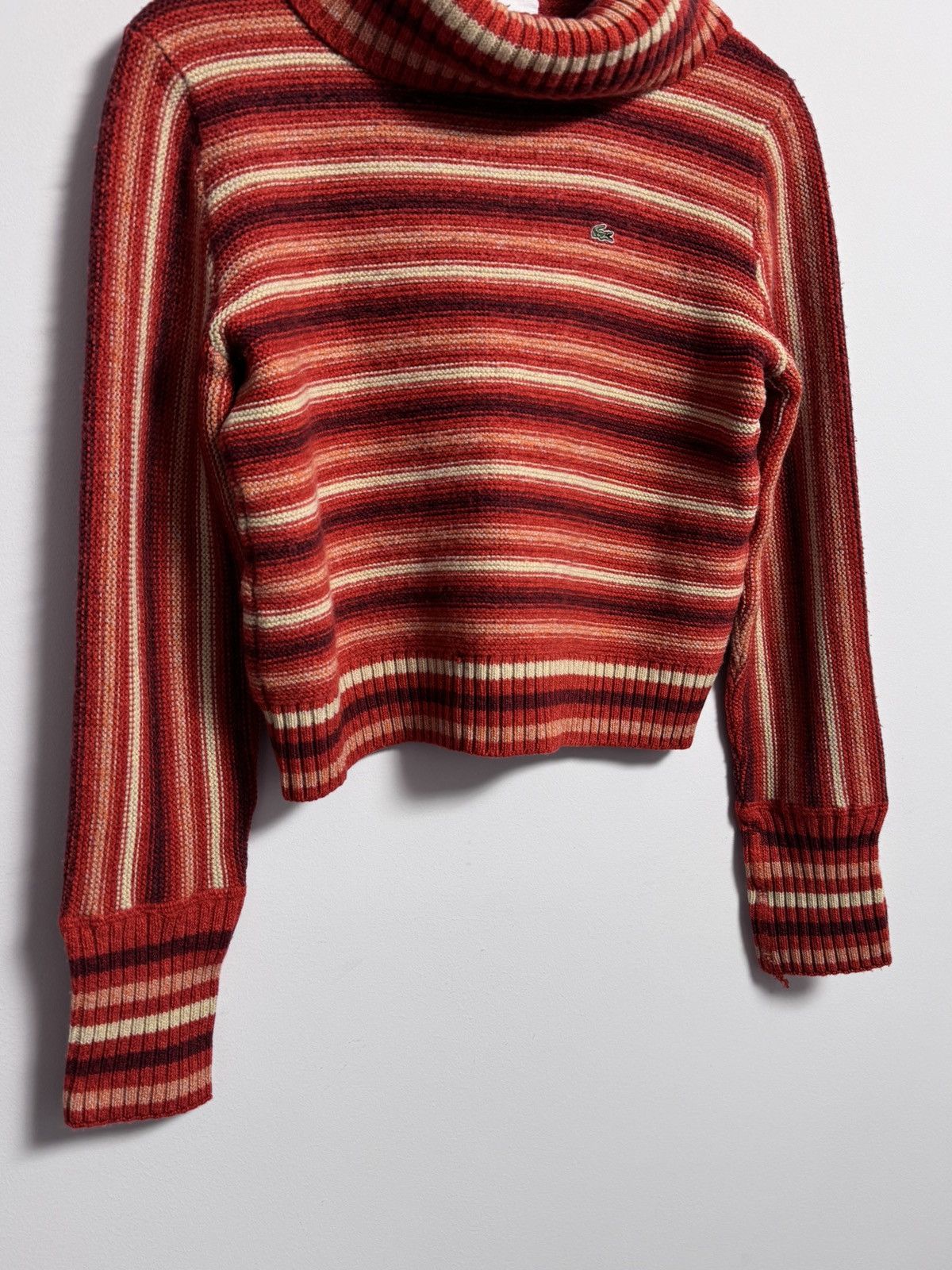 Lacoste Lacoste Vintage Y2K style Knitted Sweater Golf Size L / US 10 / IT 46 - 3 Thumbnail