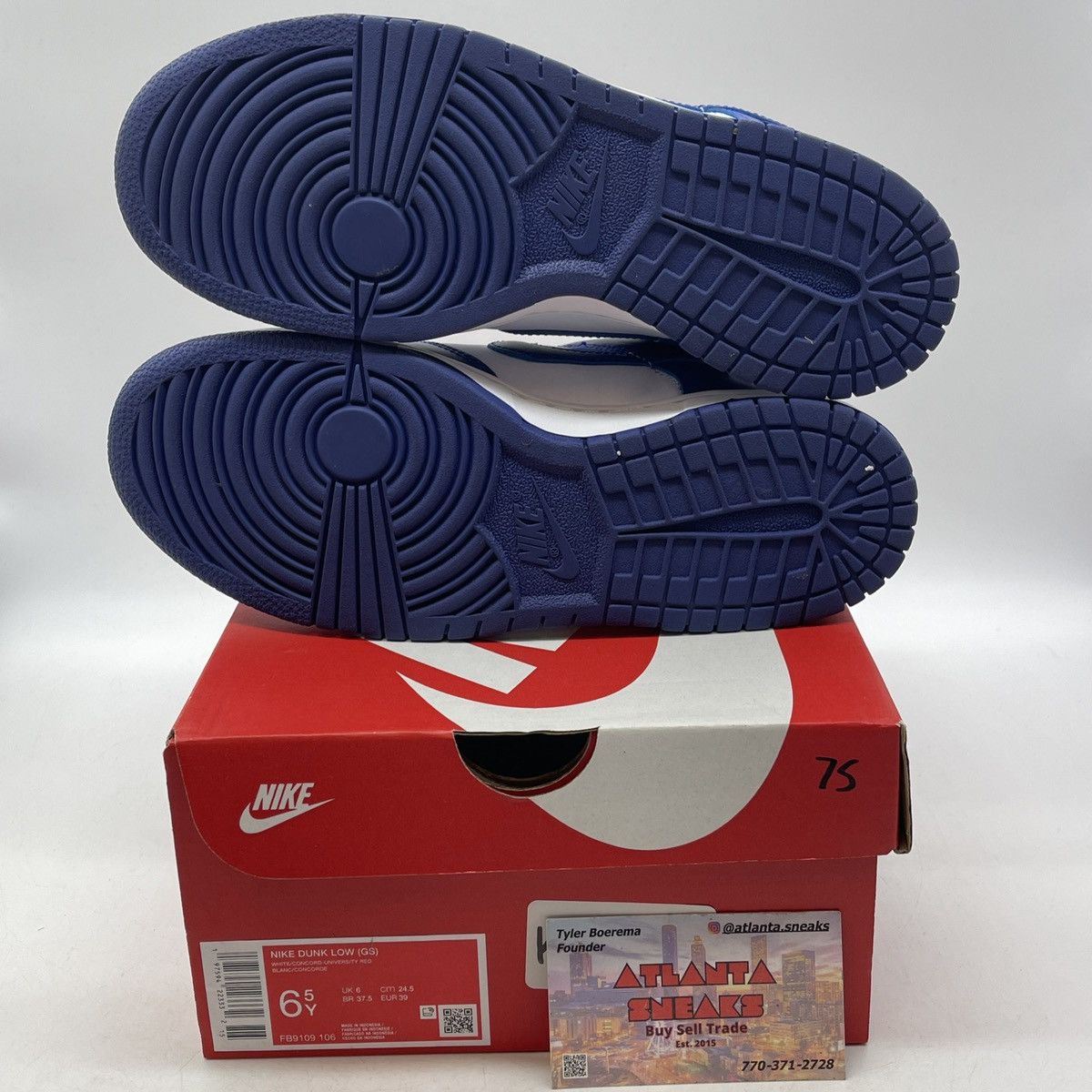 Nike Dunk low concord Size US 6.5 / EU 39-40 - 7 Thumbnail