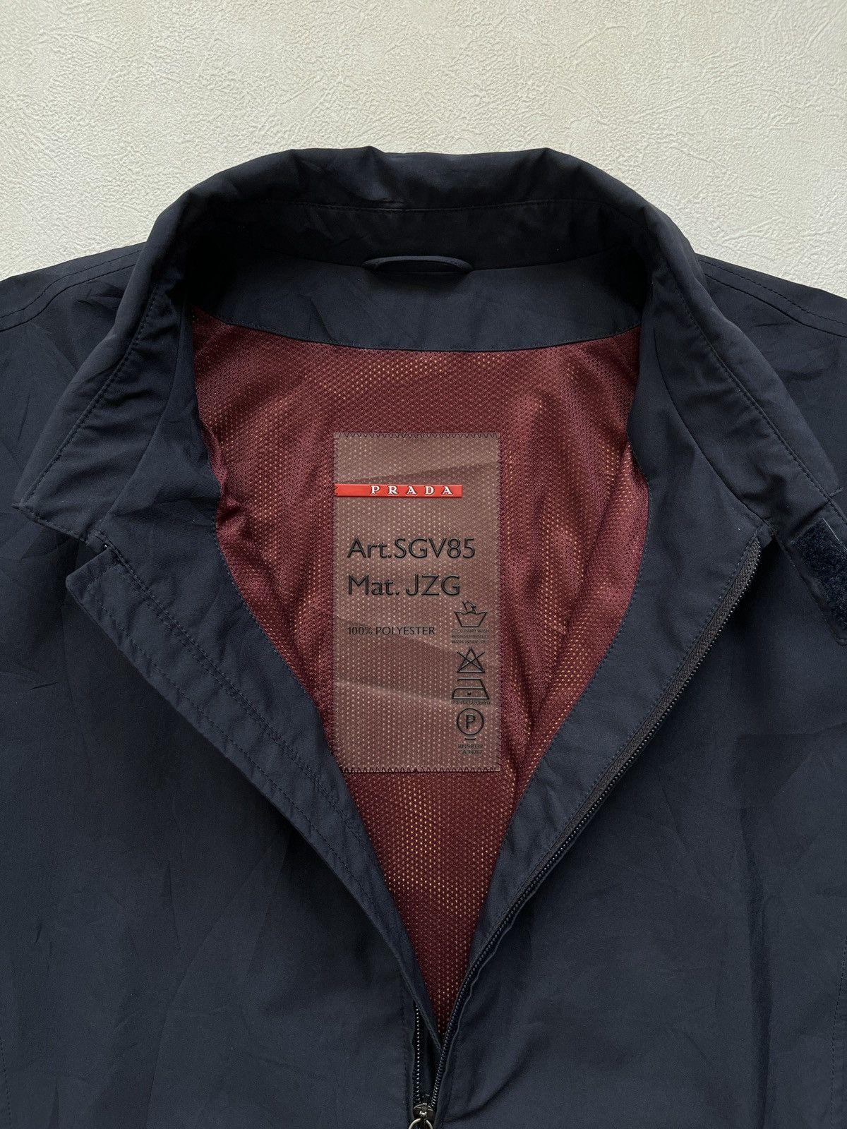 00’s Prada Sport Gore-tex Navy Blue Jacket