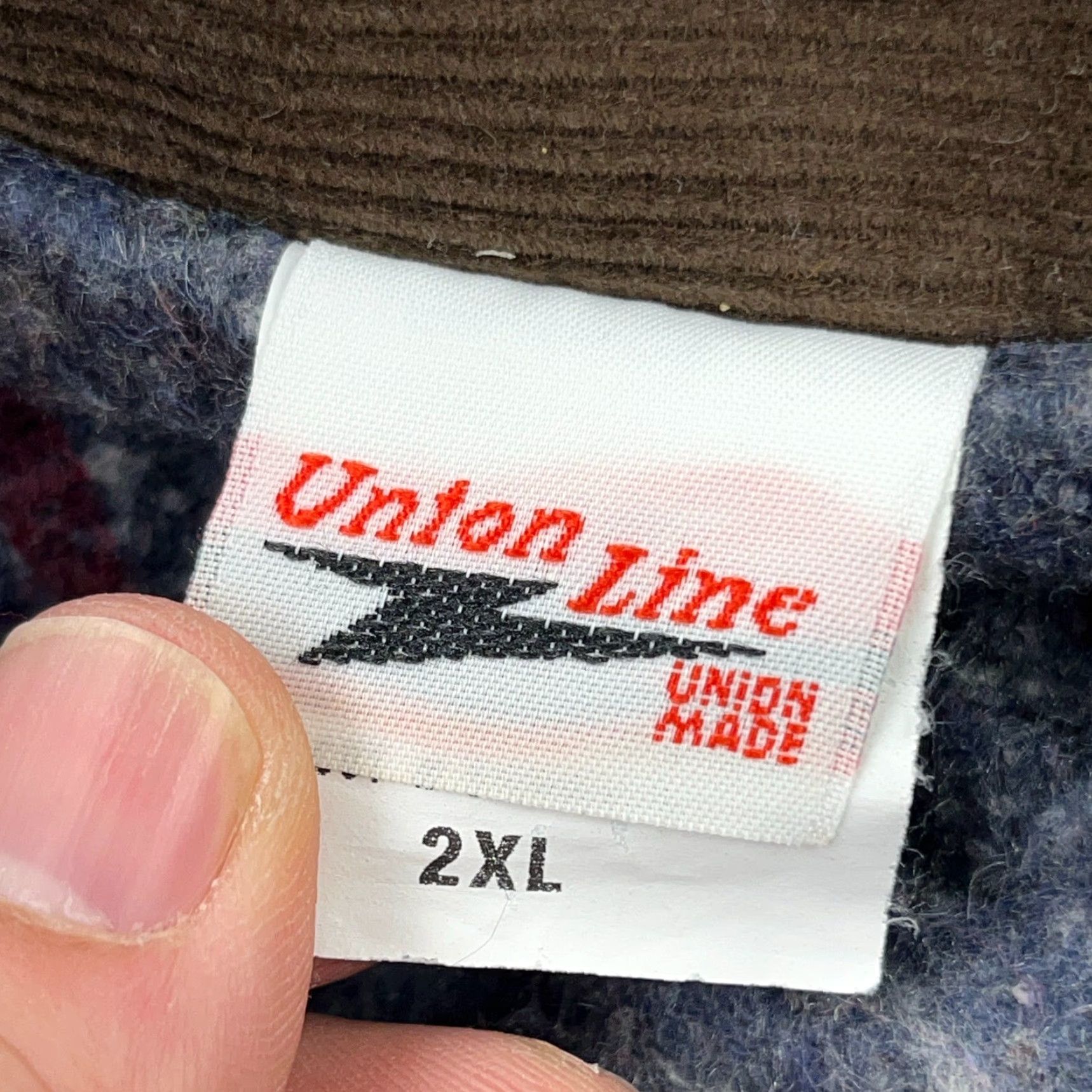 Vintage VINTAGE Union Line Jacket Men 2XL Gray Canvas Bomber Lined Hooded Stand-Up Collar Workwear Casual Mens Size US XXL / EU 58 / 5 - 7 Thumbnail
