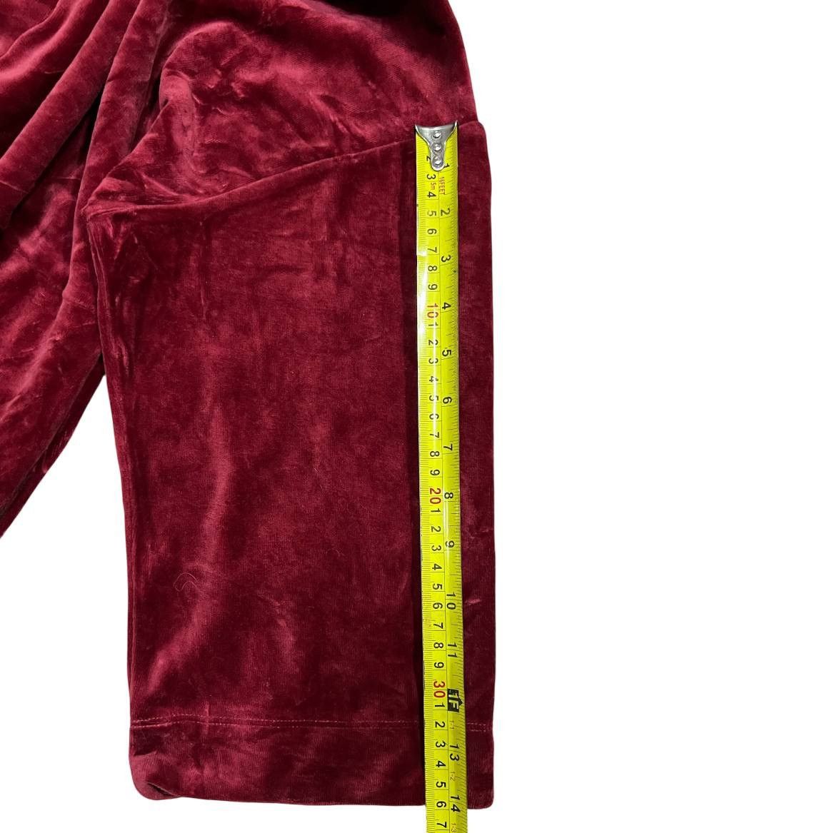 Gudrun Sjoden GUDRUN SJODEN RED ORGANIC COTTON VELOUR TOP POCKETS TUNIC XL Size XL / US 12-14 / IT 48-50 - 20 Thumbnail