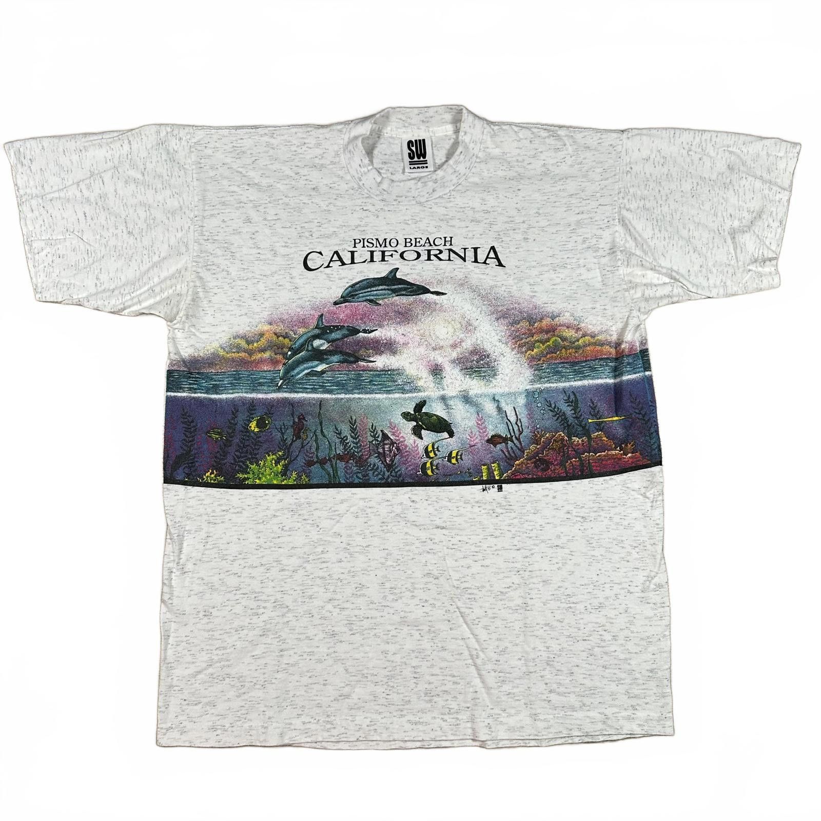 Other Screenworks Mens T-shirt Large 90s-00s White Pismo Beach Size US L / EU 52-54 / 3 - 1 Thumbnail