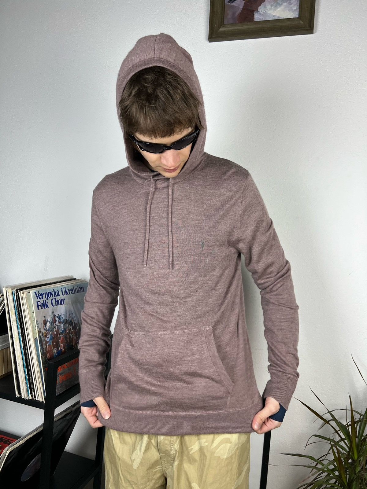 Allsaints All saints Merino wool Hoodie Size US L / EU 52-54 / 3 - 11 Thumbnail