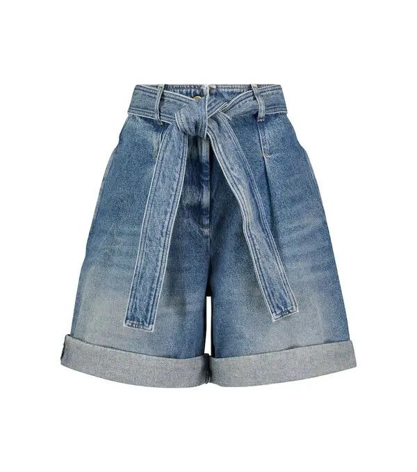 Golden Goose o1y0725 Denim Short in Blue Size 26" / US 2 / IT 38 - 1 Thumbnail