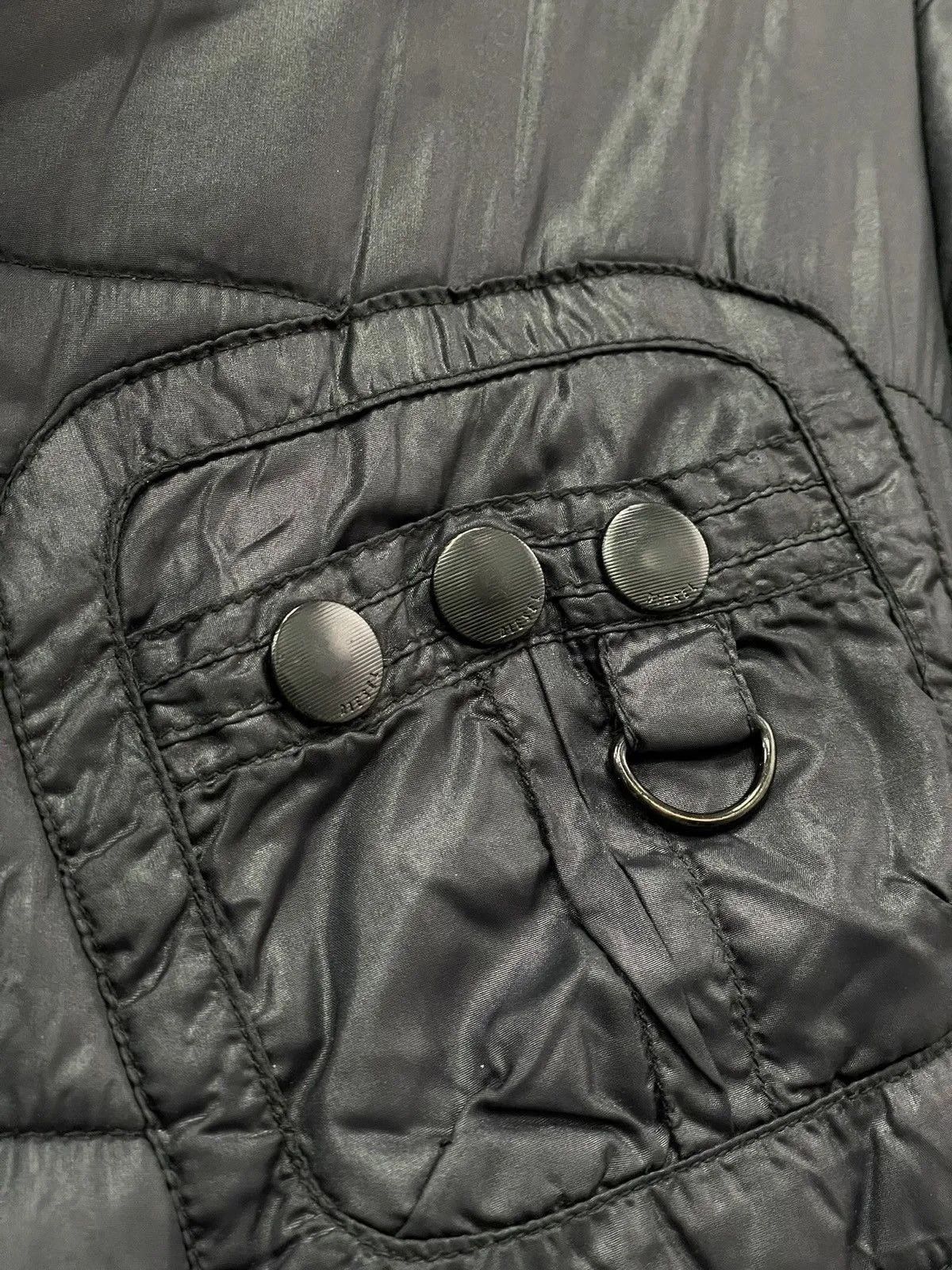 Diesel Diesel Black Puffer Jacket Asymmetrical Zip Moto Size S / US 4 / IT 40 - 7 Thumbnail