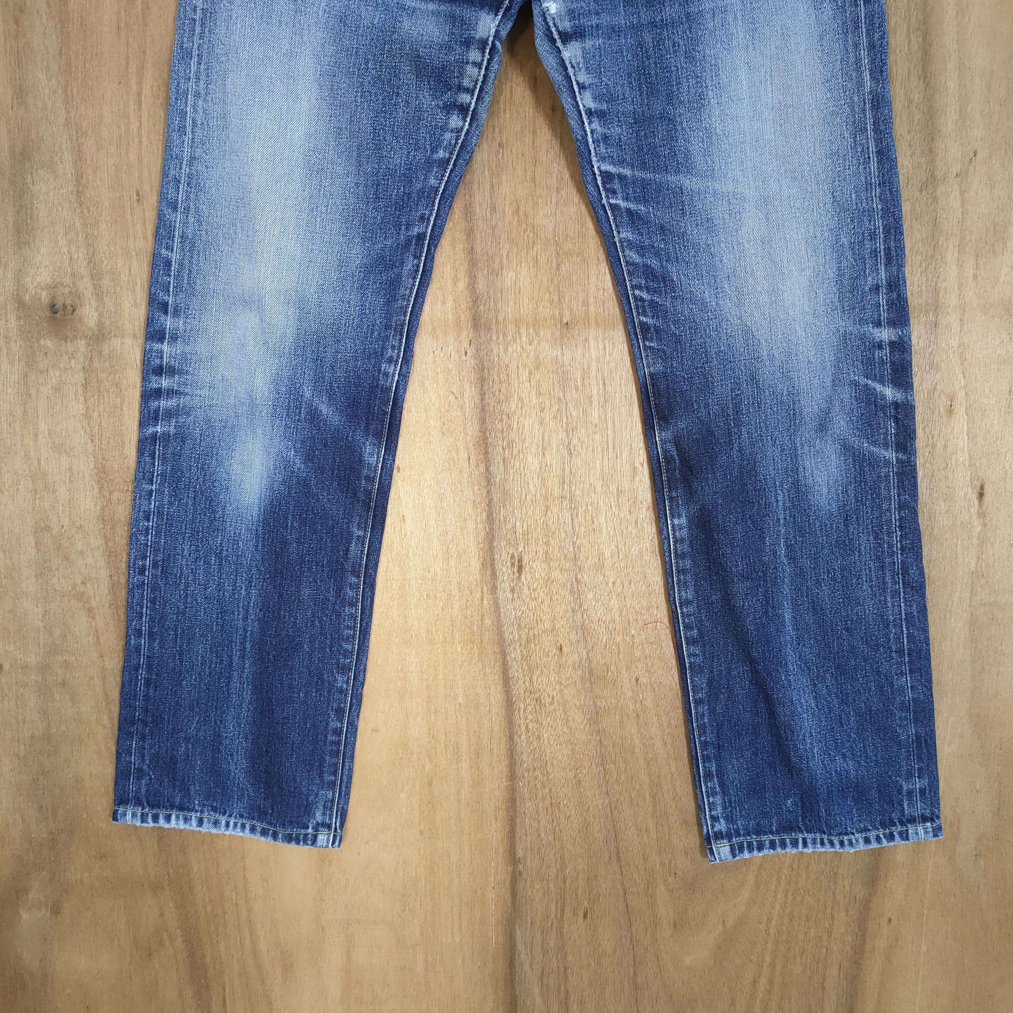 Japanese Brand 32×30 💥 VINTAGE JAPANESE SELVEDGE DISTRESSED JEANS PANTS Size US 32 / EU 48 - 4 Thumbnail