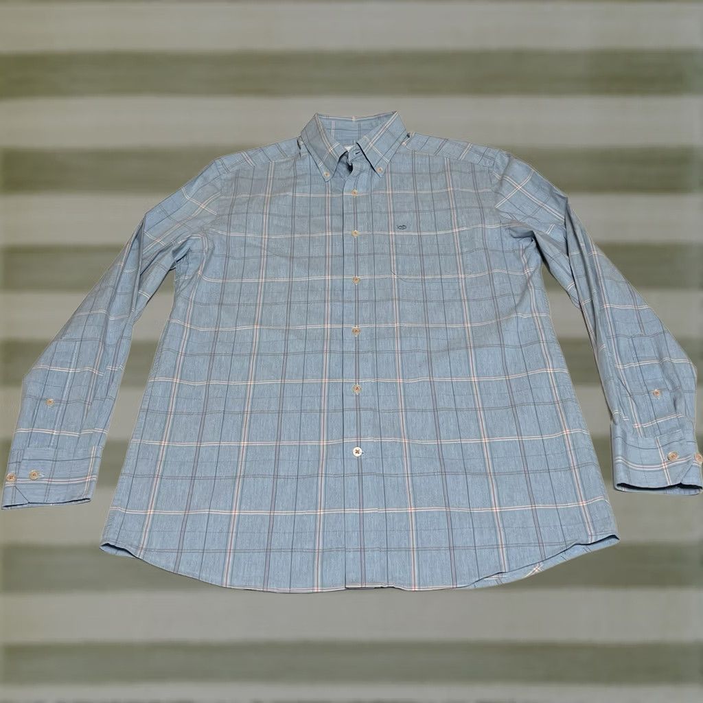 Southern Tide Southern Tide Shirt Men S Blue Plaid Button Down Coastal Passage Long Sleeve Size US S / EU 44-46 / 1 - 1 Thumbnail
