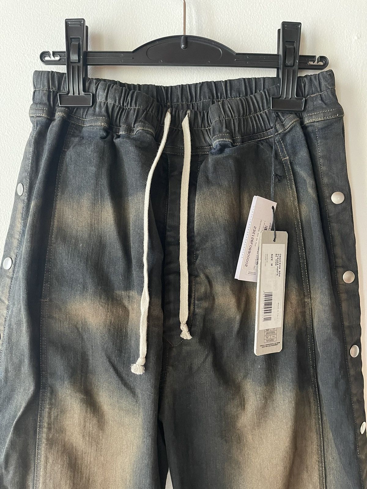 Rick Owens FW23 DRKSHDW Mud Denim Pusher Pants Size US 32 / EU 48 - 3 Thumbnail